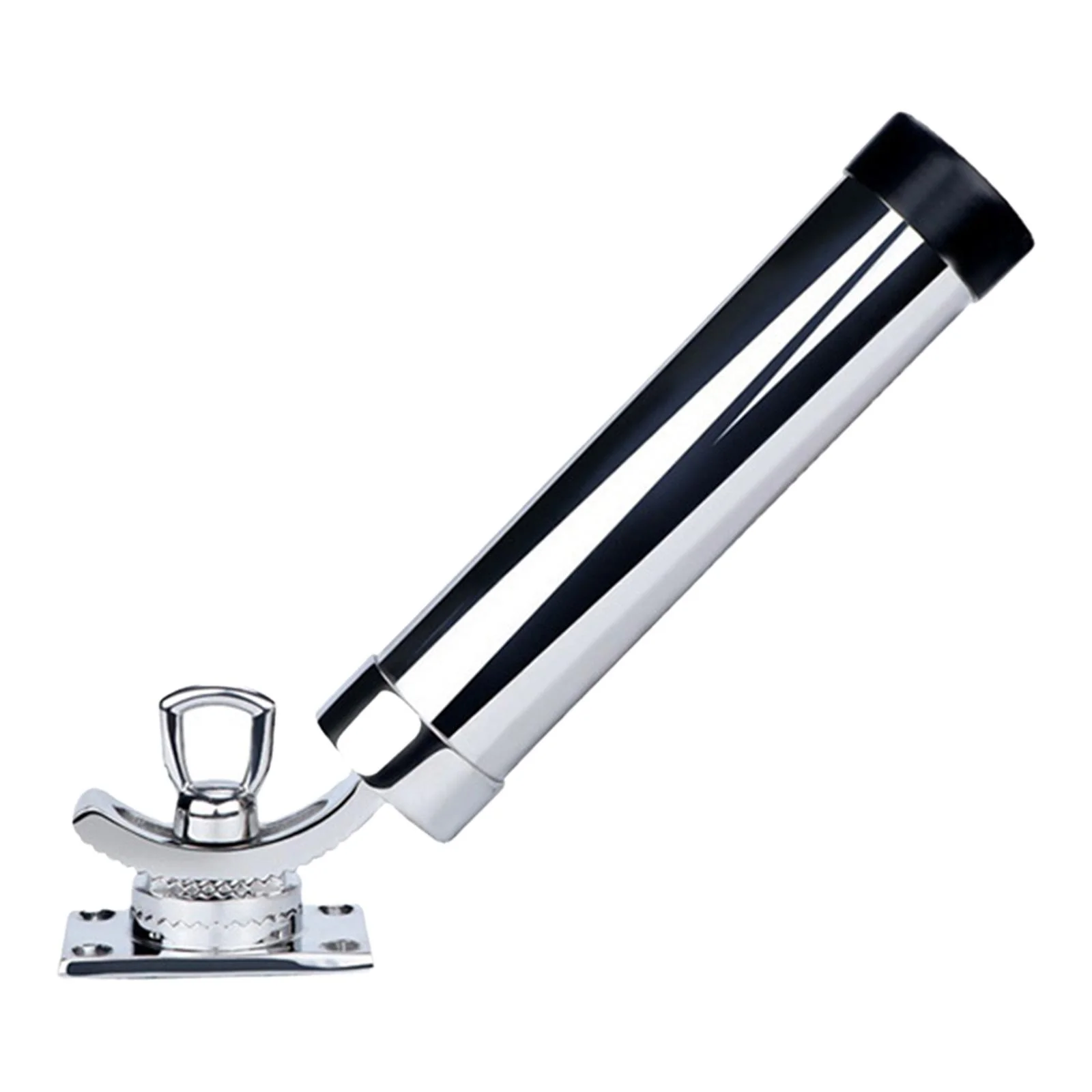 Fishing Rod Rack Holder, Rail Mounted Clamp, Adjustable Hardware Marine Boat Rail Mounted Accessories, Fishing Pole Holder Fishing Rod Stand