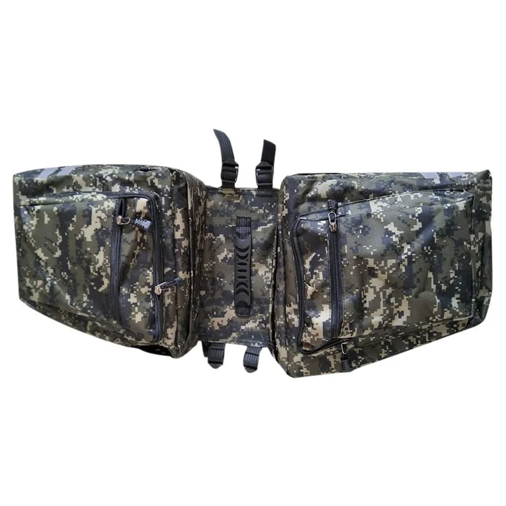 Andoer Rear Seat Bag Cycling Bike Rack Double Pannier Bag Grocery Storage Carrier Bag Pack