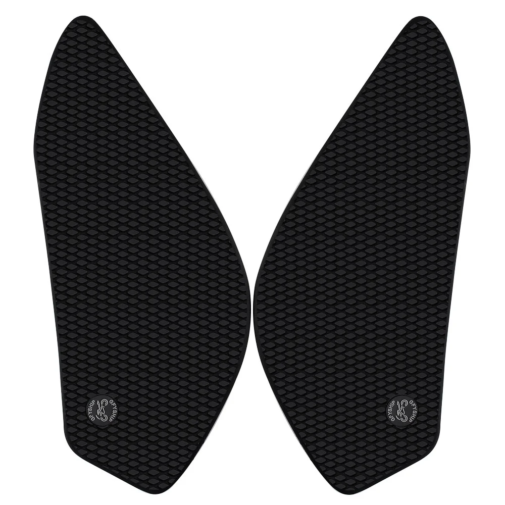 GFYSHIP for Kawasaki ZX6R 2009 2010 2011 2012 2013 2014 2015 2016 2017 2018 2019 ZX-6R Motorcycle 3M Gas Tank Pad Anti Slip Stickers Side Fuel Gas Grip Decal Protector (Black)