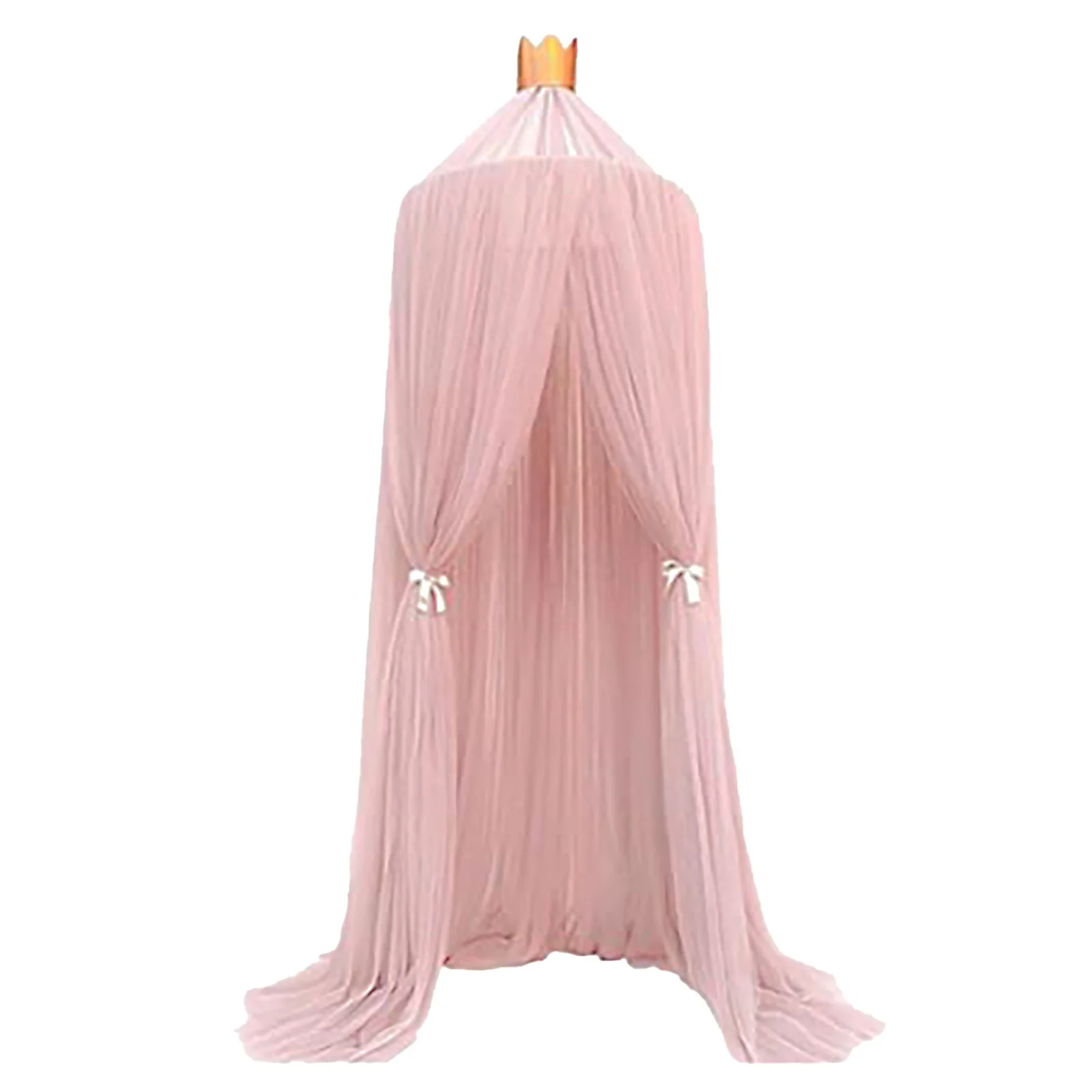 Wepro Warooms Children Mosquito Net Bed Canopy Yarn Play Tent Round Lace Dome Netting Curtains for Baby Boys and Girls Games House