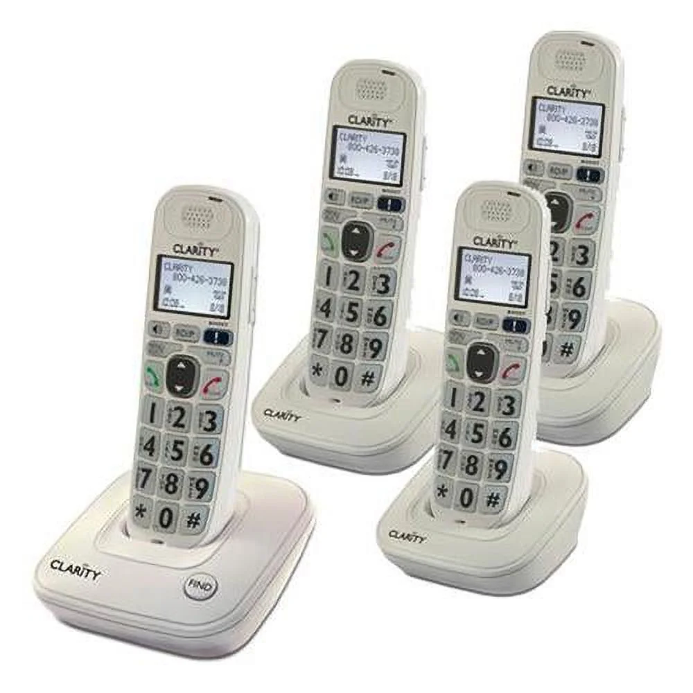Clarity CLARITY-D702C3 59468.000 D702 Plus 3 D702HS Cordless Phone