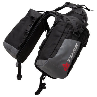 Tusk Excursion Rackless Luggage System w/ X-Small Dry Duffel & Bottle Holders KTM/Husky 690-701 Heat Shield For KTM 690 ENDURO 2014-2018