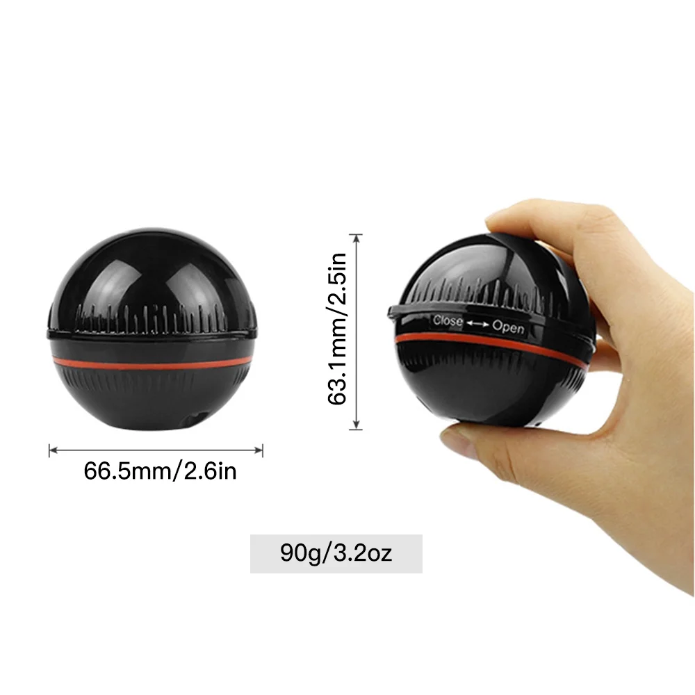 Andoer Smart BT Fish Finder with APP Portable Fish Detector Depth Finder Night Fishing Finder for Kayak Boat Ice Fishing