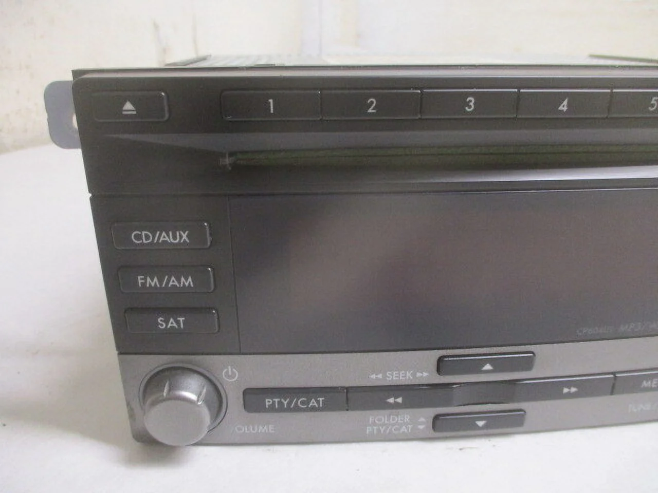 Pre-Owned Subaru Forester Single CD MP3 WMA Satellite Player Radio CP604U1 OEM LKQ (Good)
