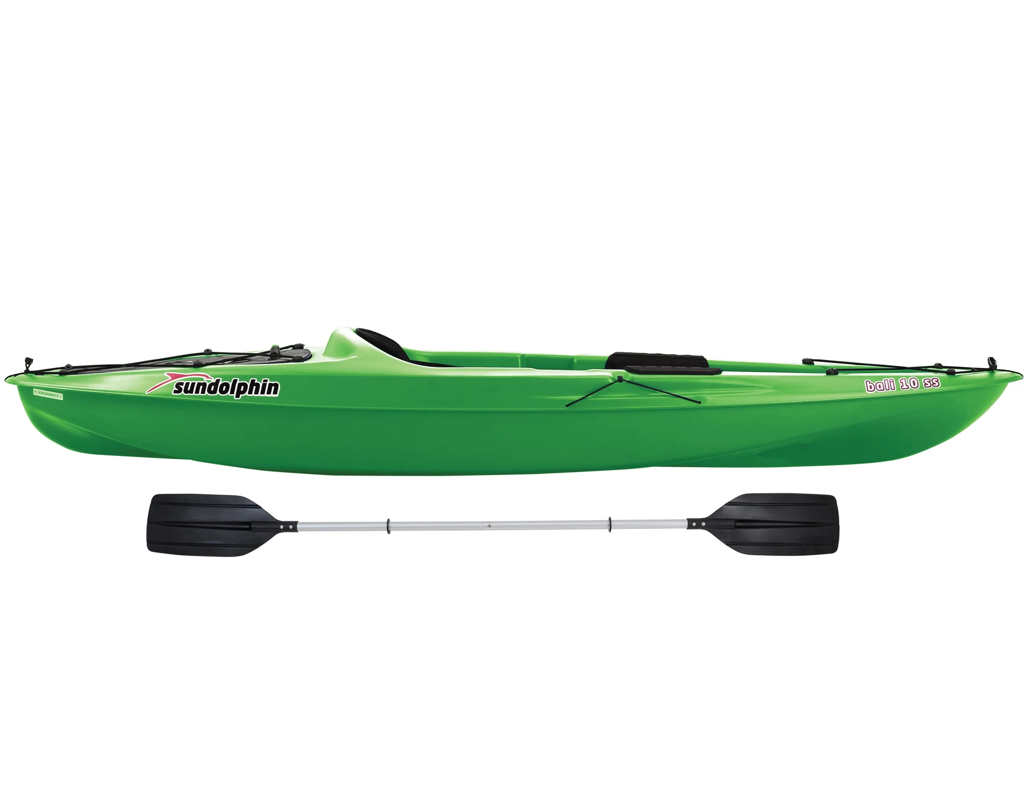 Sun Dolphin Bali 10' Sit-On Kayak Lime, Paddle Included