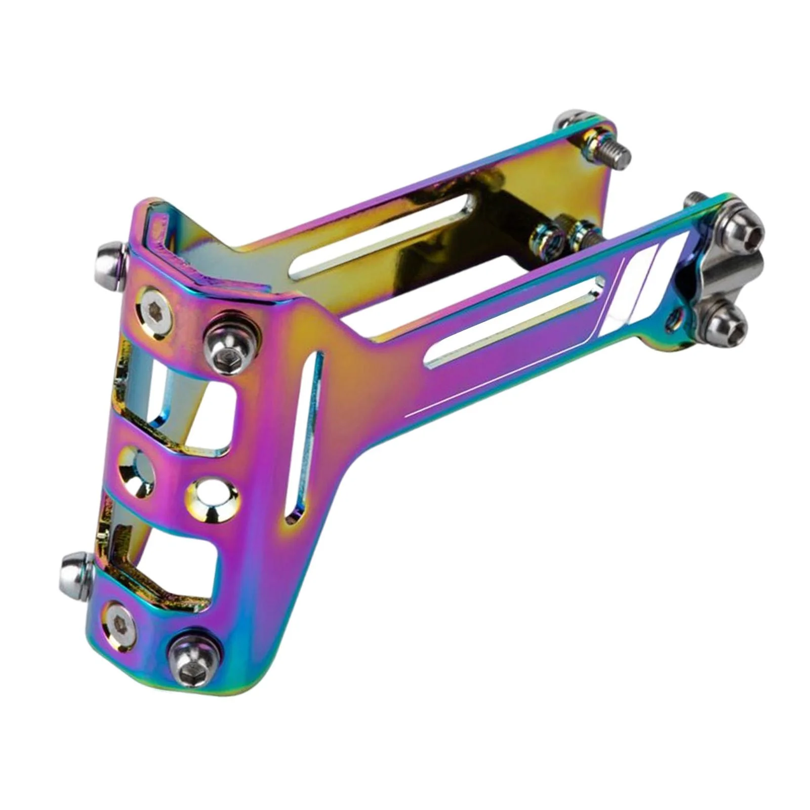 Universal Bike Bottle Cage Saddle Mount Adapter Wear Resistant Aluminium Alloy Adapter Lightweight for Cycling Camping Supplies Multicolor