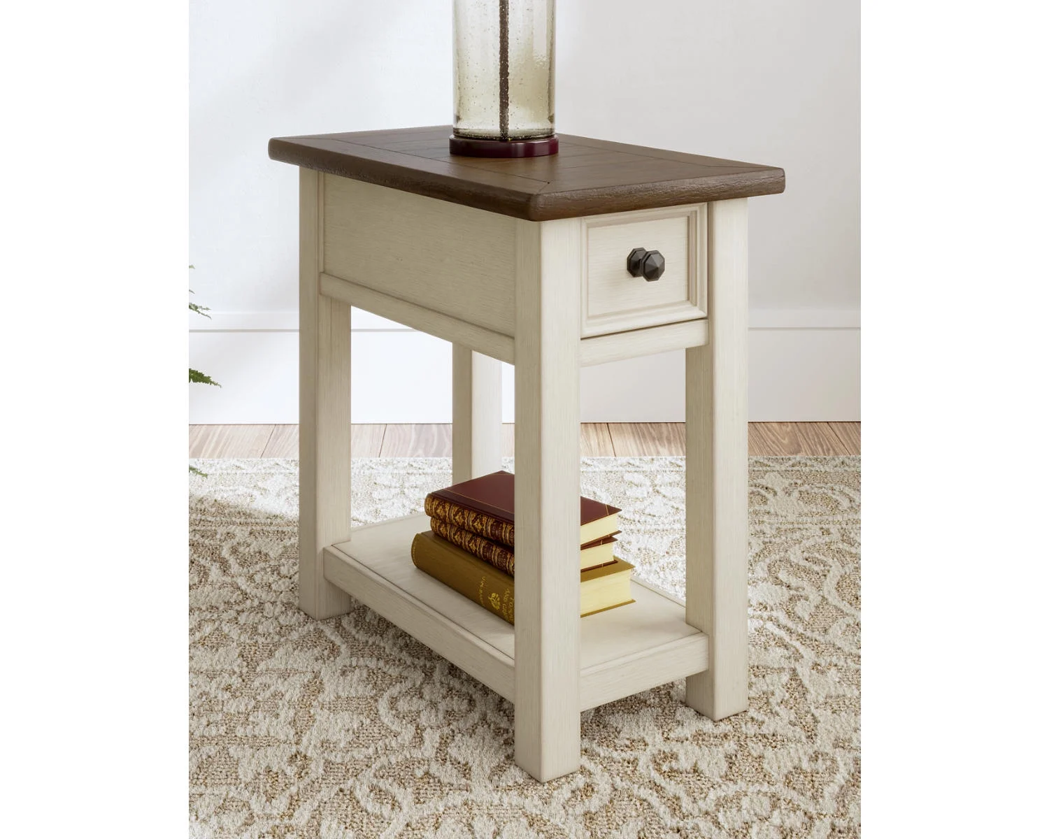 Signature Design by Ashley Casual Bolanburg Chairside End Table Two-tone