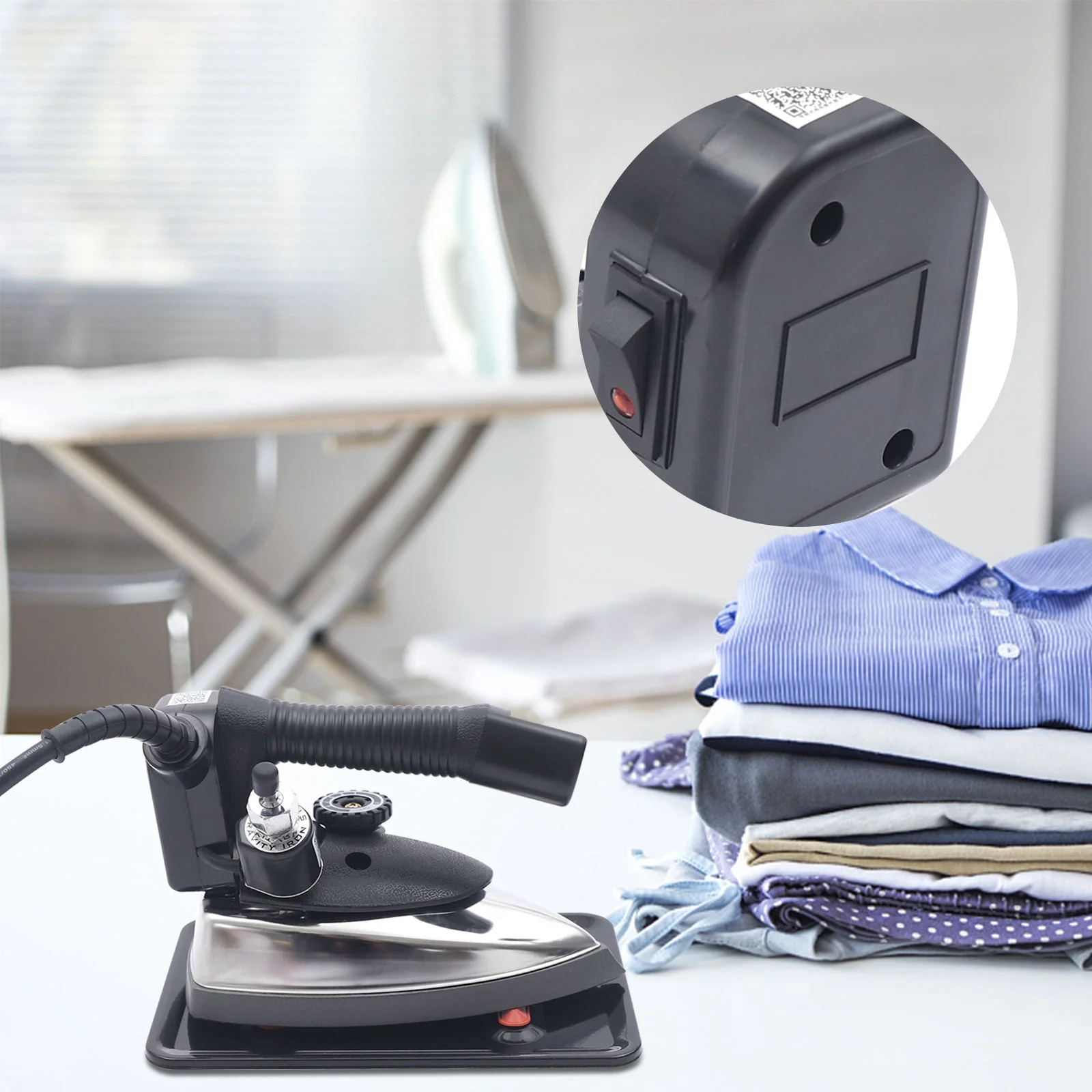 Wuzstar Industrial Electric Steam Iron Gravity-system Electric Steam Iron 3L Water Bottle 1KW