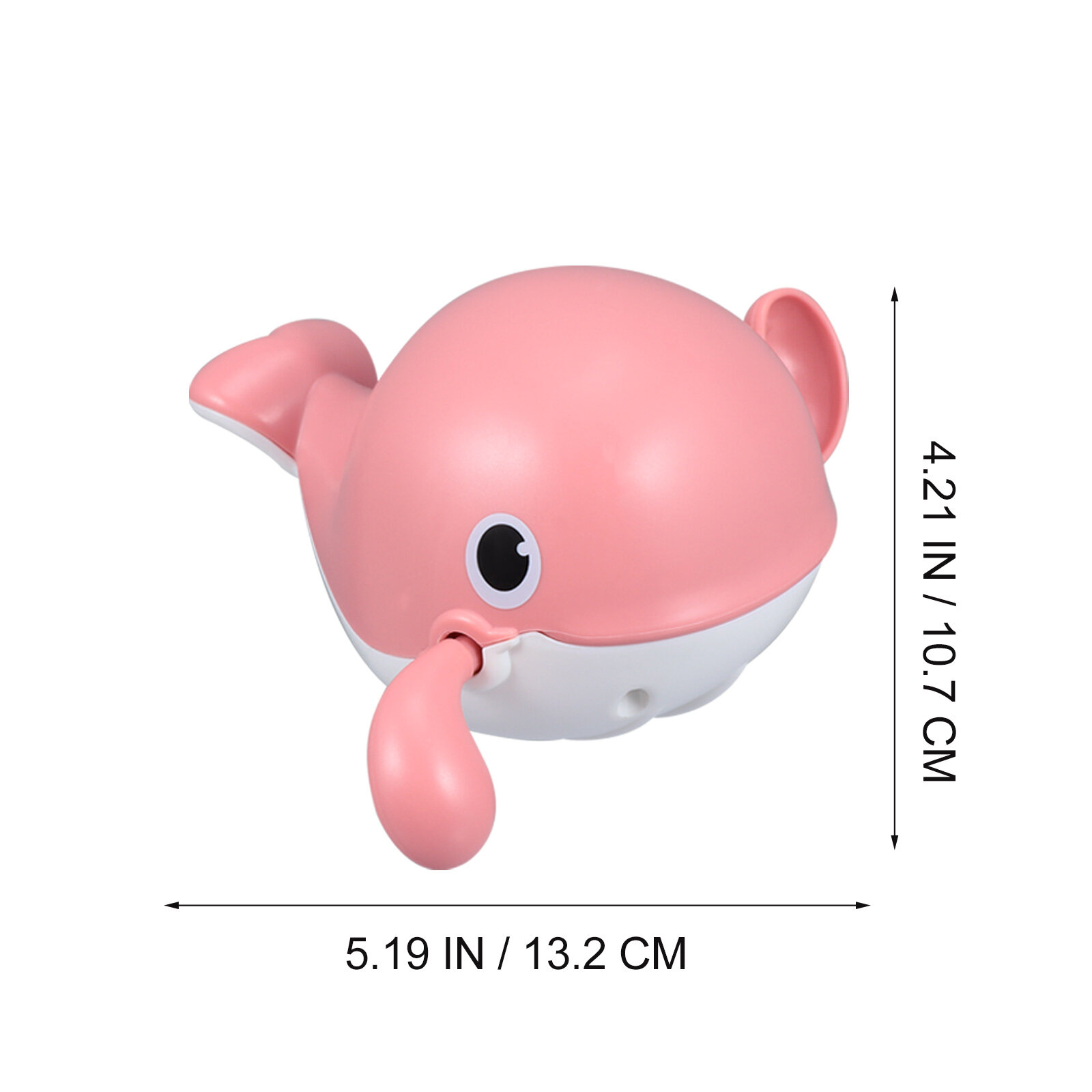 3pcs Baby Bath Toys Swimming Small Whale Toys Cartoon Playing Water Bathtub Toys