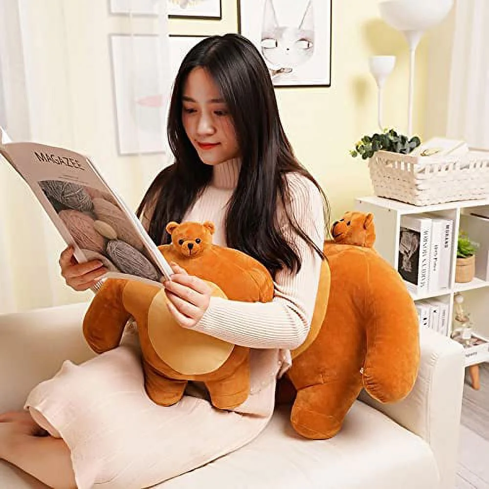 Fat Bear Doll Muscle Plush Huge Body Small Head Teddy Bear Plushier Cute Plushie for Kids