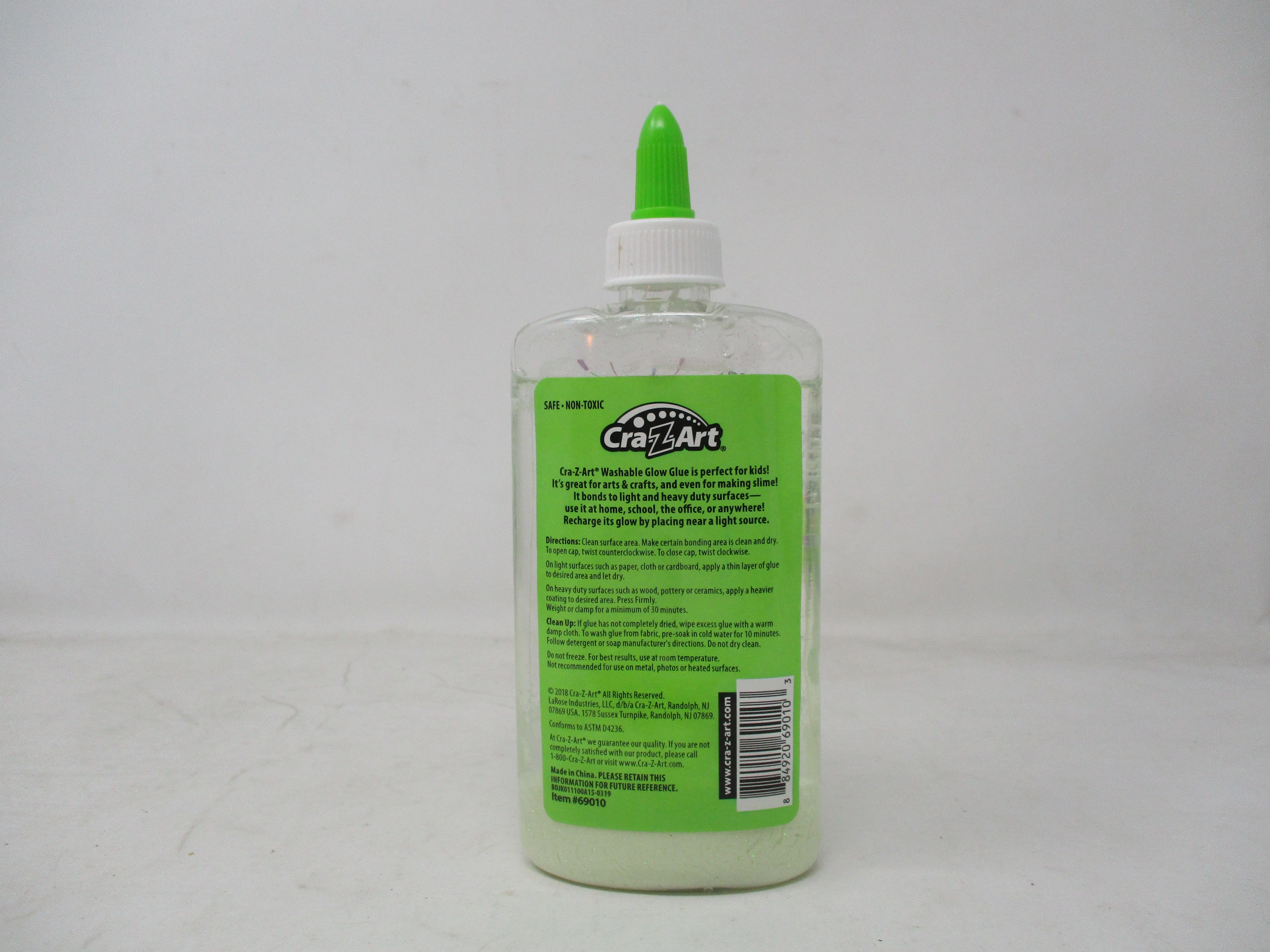 Cra-Z-Art Washable Glow Glue, 7.5 oz