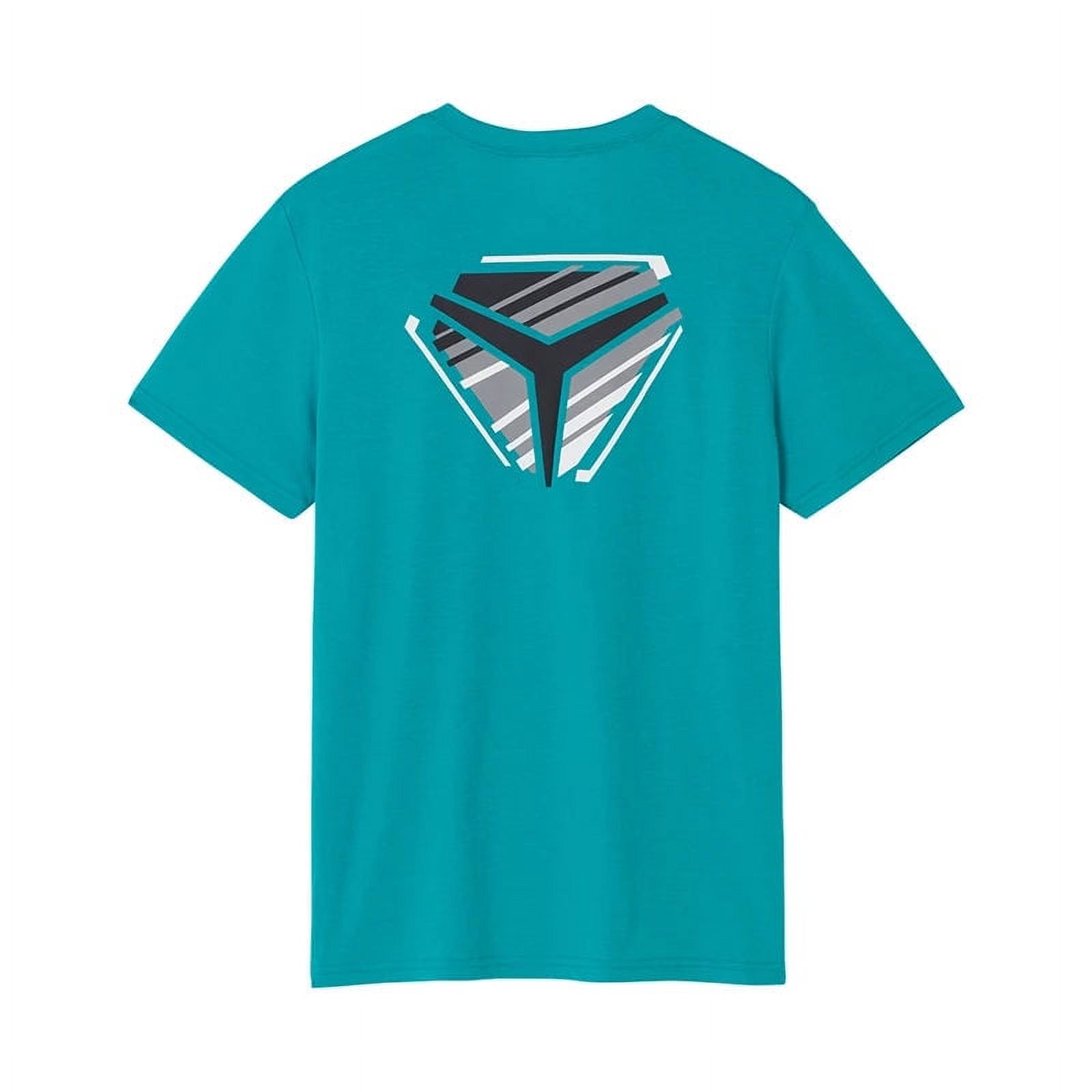 Slingshot Short Sleeve V-Neck T-Shirt, Unisex , Teal | 2833454
