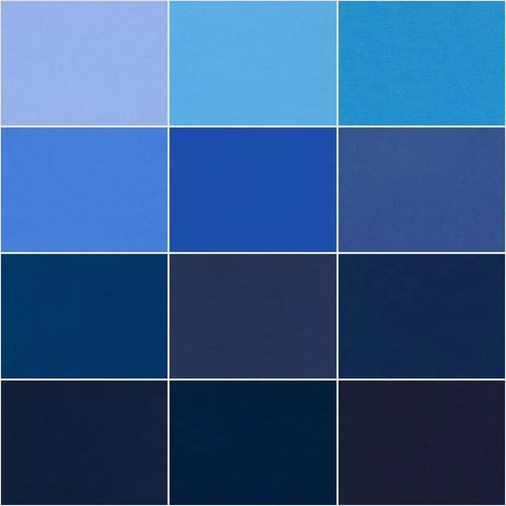 Robert Kaufman KONA COTTON SOLIDS DUSK TO DAWN Roll Up 2.5