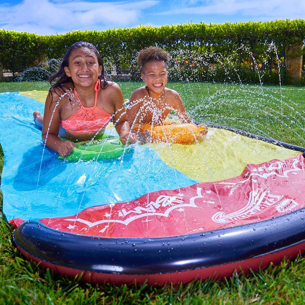 Wham-O Slip N Slide Wave Rider Double with 2 Slide Boogies