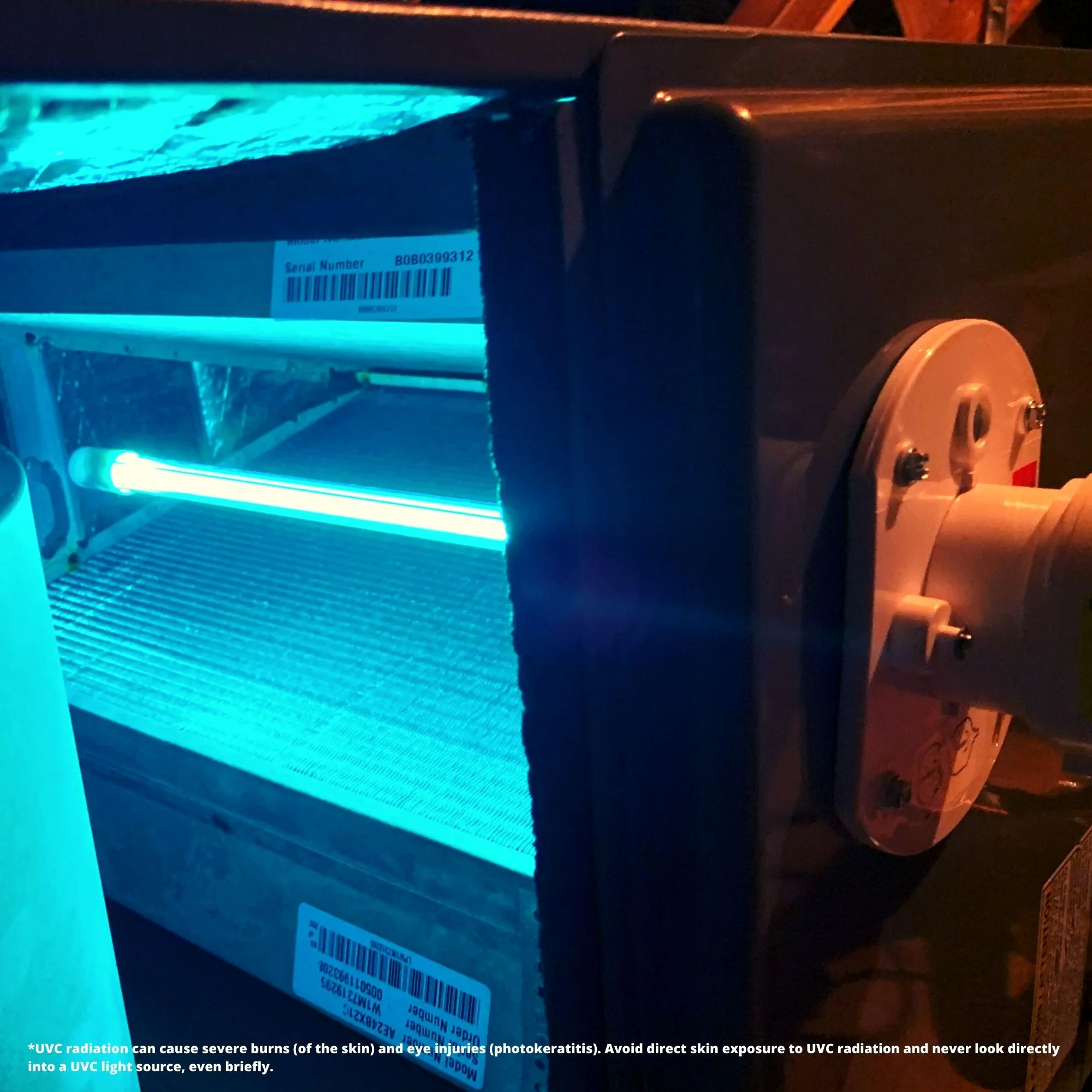 Air Health Haven HVAC Air Purifier Features a Powerful UVC Lamp to Removes Germs & Installs in as Little as 15 Min.