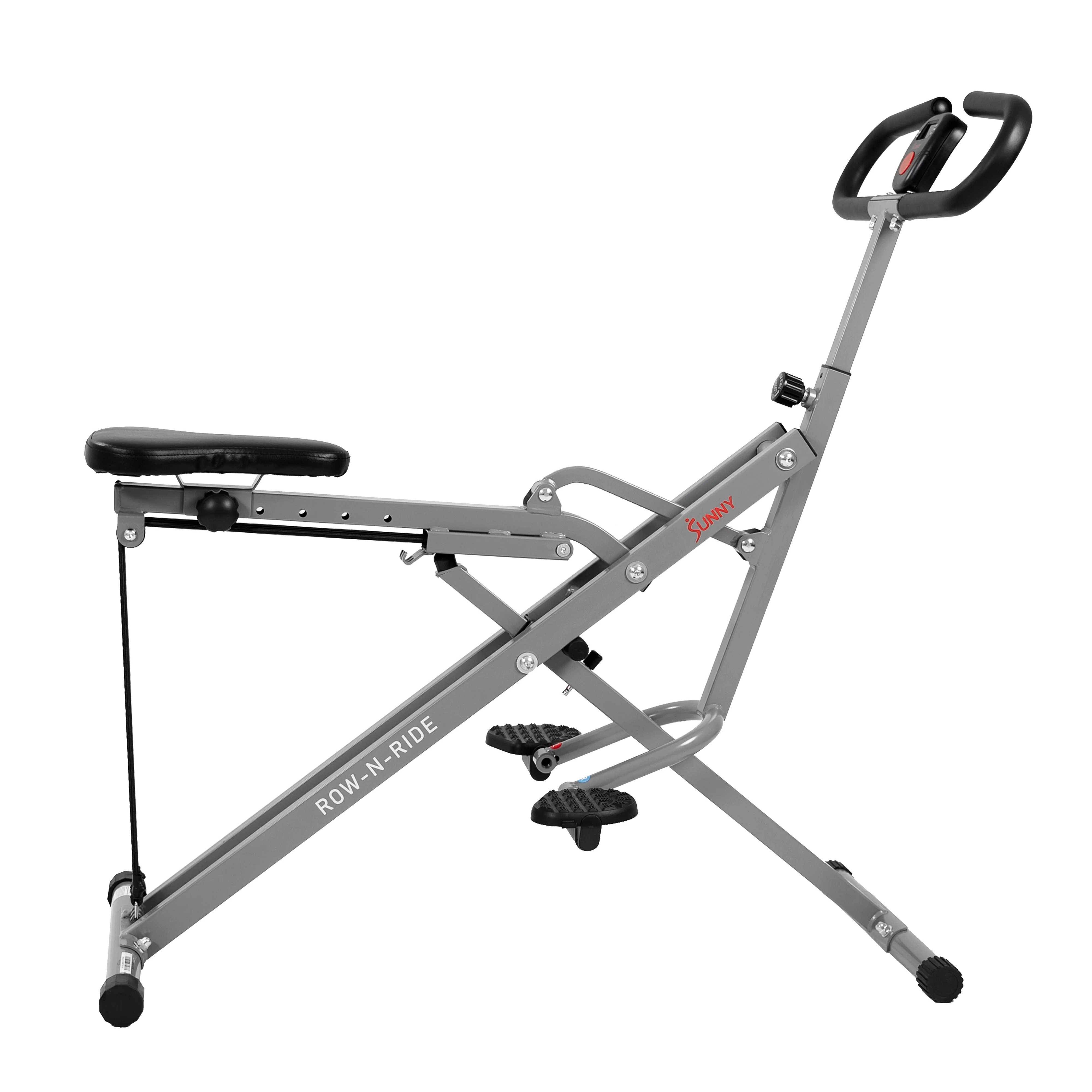 Sunny Health & Fitness Squat Assist Row-N-Ride™ Trainer for Glutes Workout