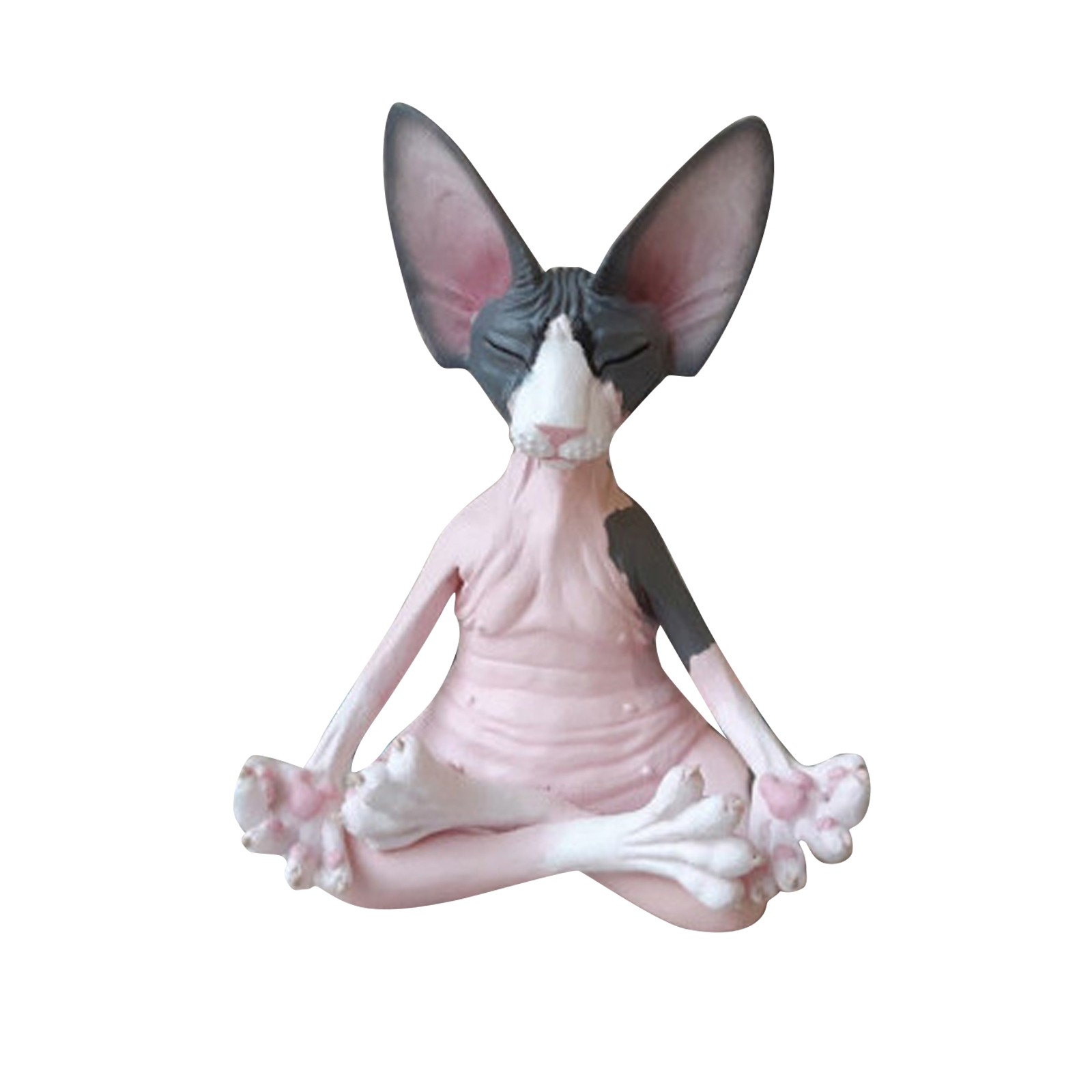 Clearance! Sphynx Modern Cat Meditate Collectible Figurines Miniature Handmade