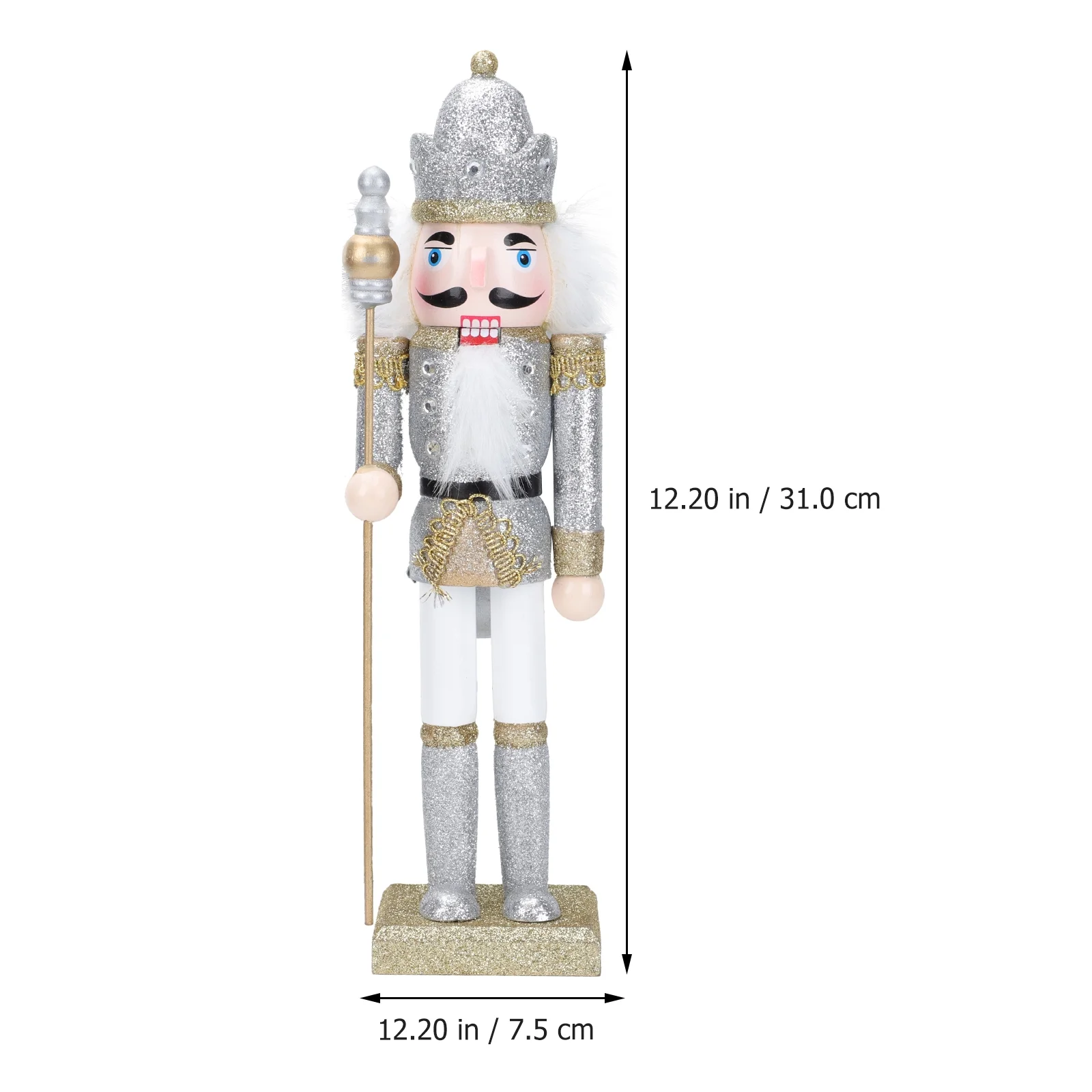 Tinksky 1Pc Nutcracker Doll Soldier Toy Children's Christmas Gift Holiday Decoration