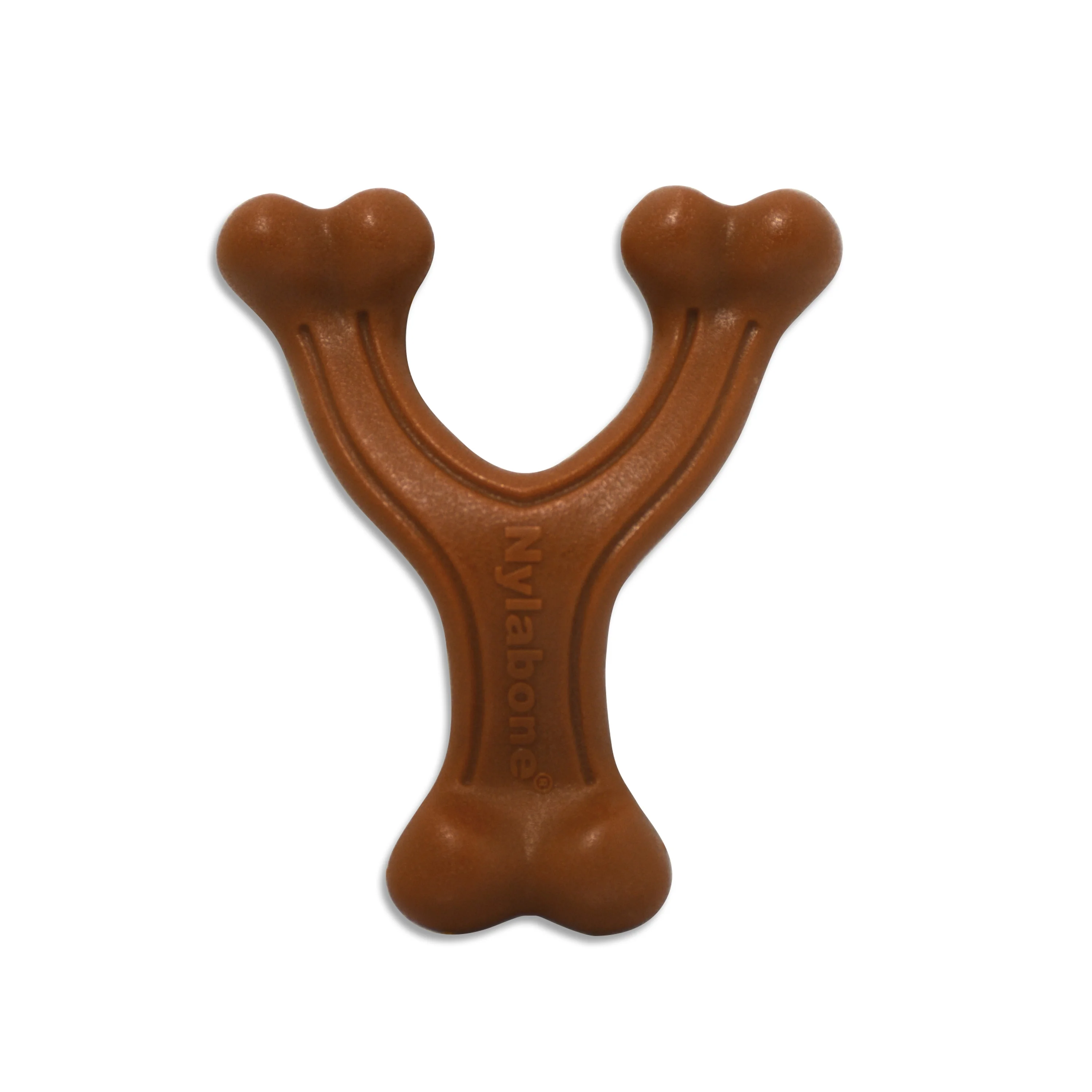 Nylabone Power Chew Bison Wishbone Dog Toy, Regular