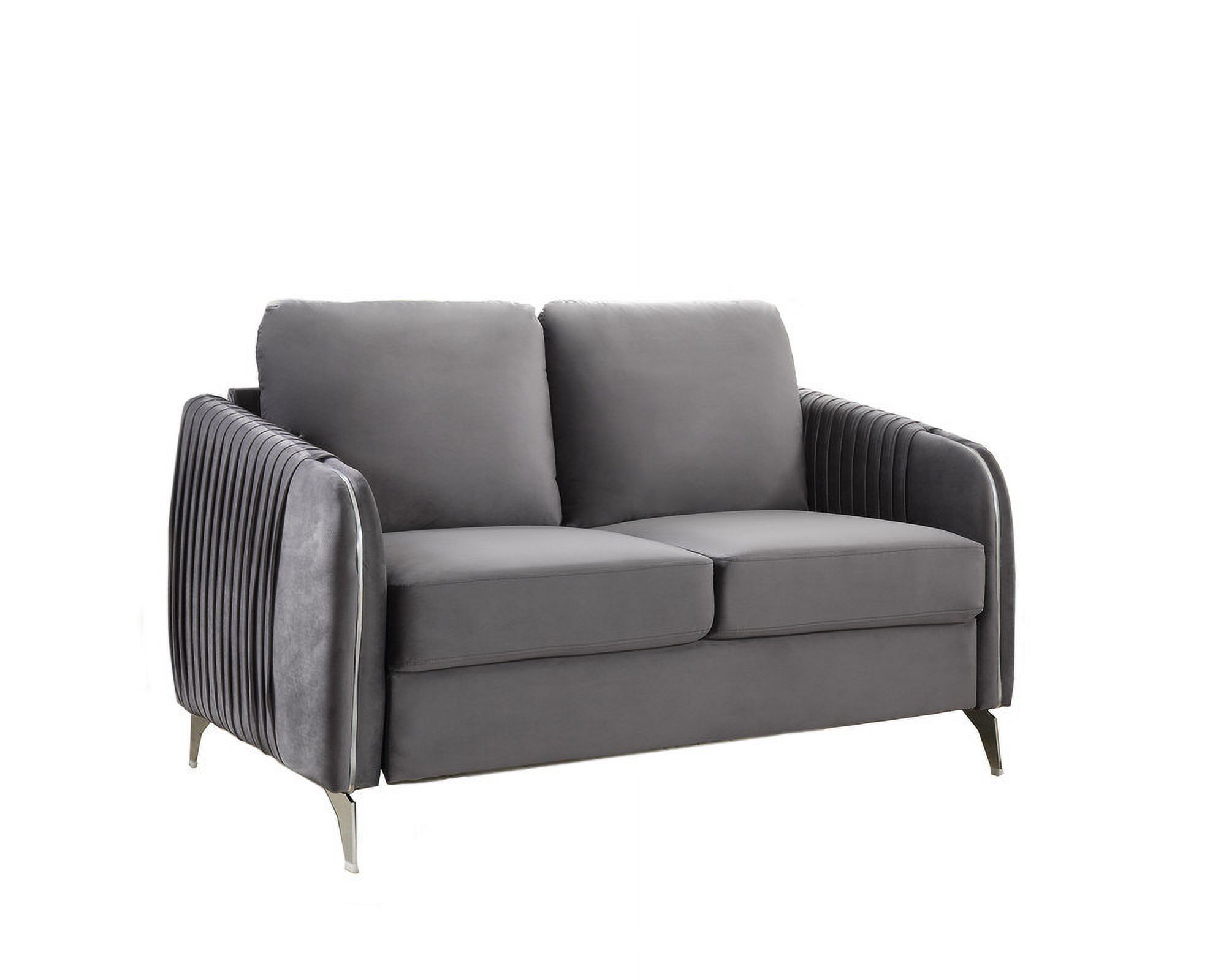 Sleek Channel-Quilted Sofa - 91.0 - Upgrade your space with style and comfort