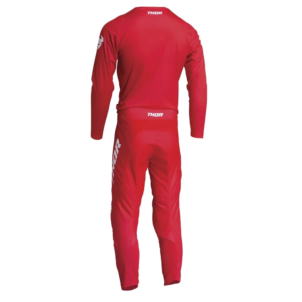 Thor Youth Sector Minimal Jersey and Pant Combo Red (Youth Medium / Pants 22)