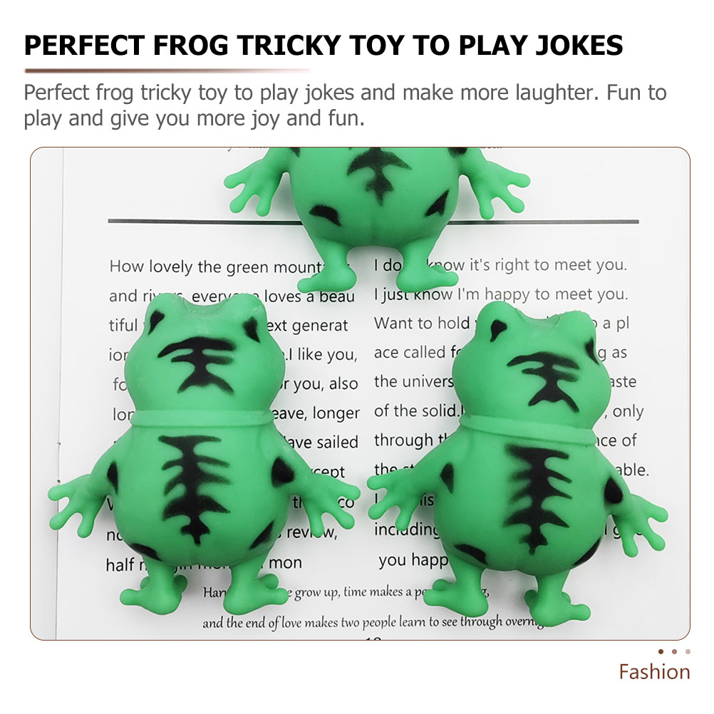 Frog Slow Rebound Toys Adorable Squeeze Simulated Stretchy Anger Relief Flour Face Powder Child