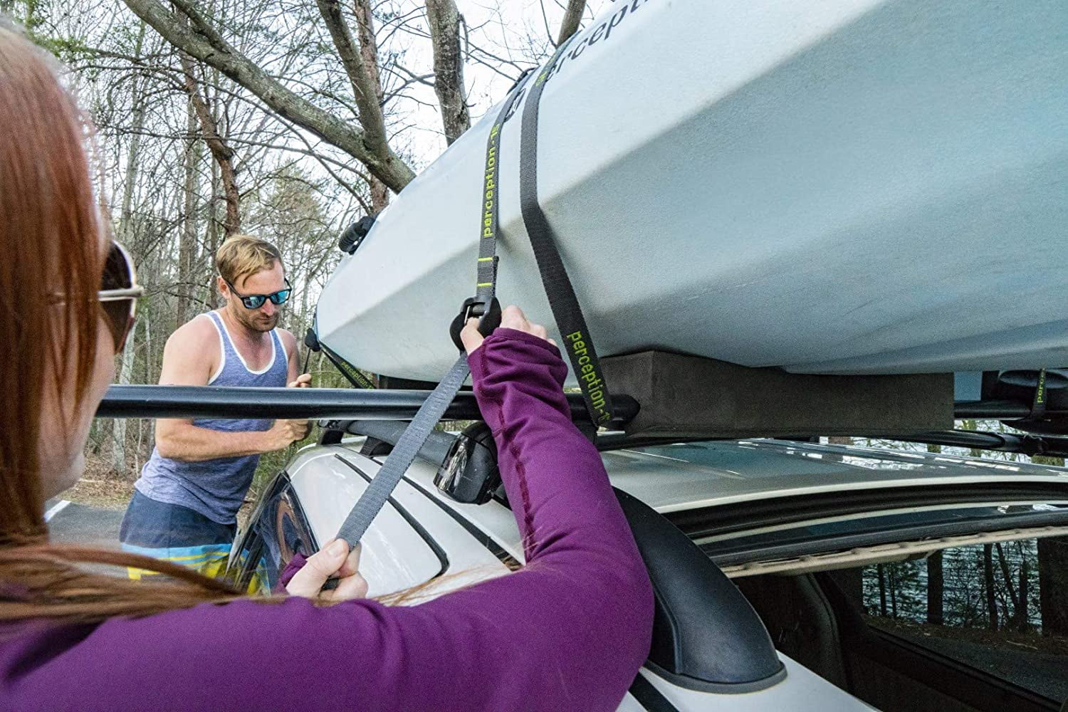 Perception Deluxe Kayak Tie Down Straps - 2 Pack