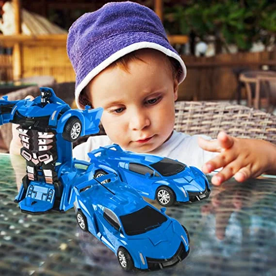 Amerteer 3 Pack Robot Car Toy 2 in 1 Deformation Car Transforming Robot Car for Kids Boys Playing Best Christmas Birthday Gifts for 4 5 6 7 8 Year Old Girls Boys