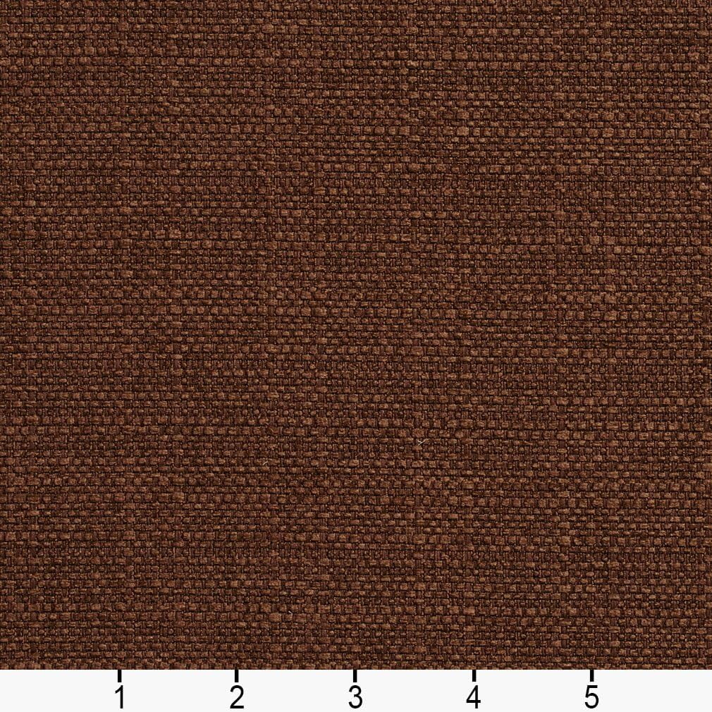 E913 Chestnut Brown Woven Tweed Crypton Home Upholstery Fabric By The Yard