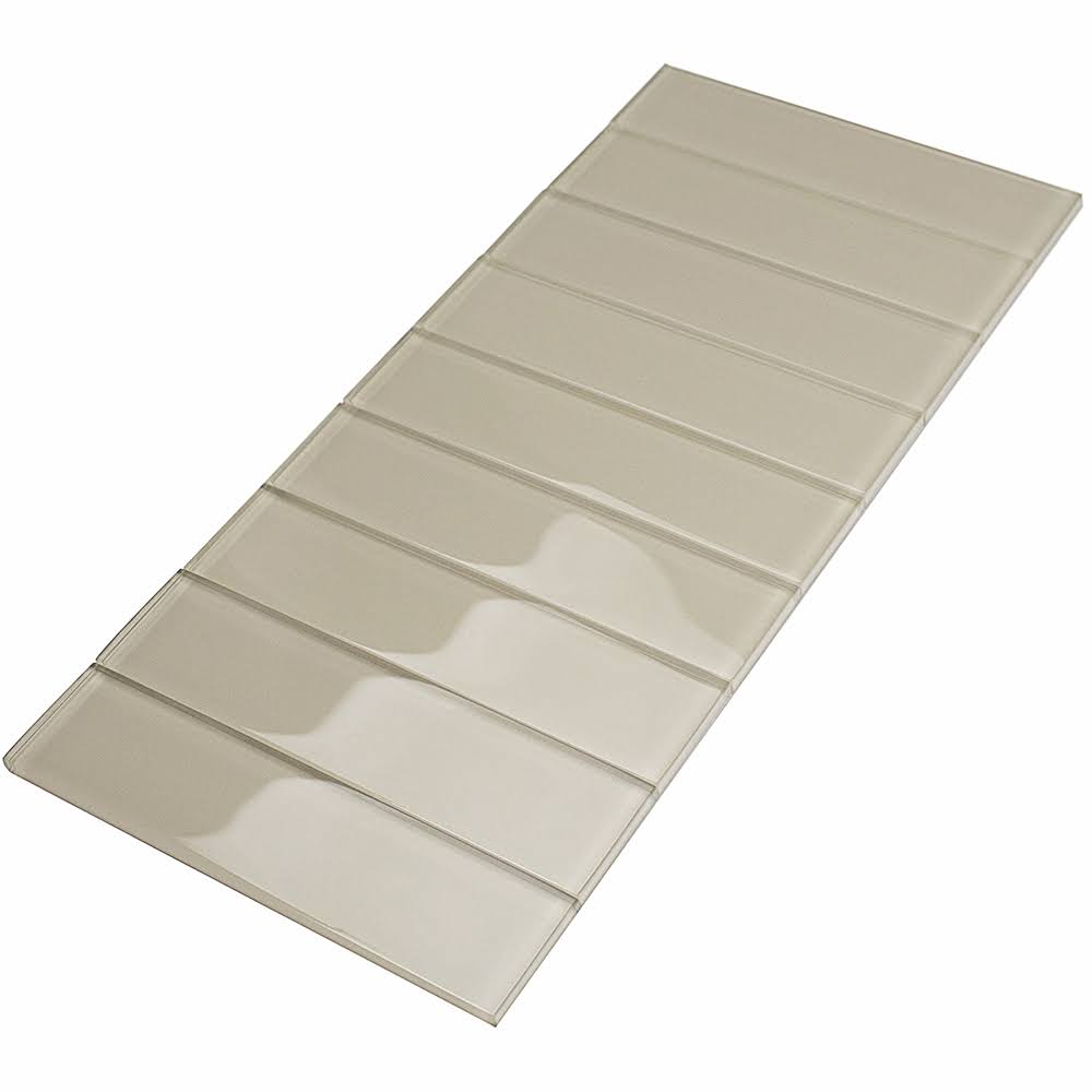 Tilebar Loft Sand Beach 2x8 Polished Glass Tile