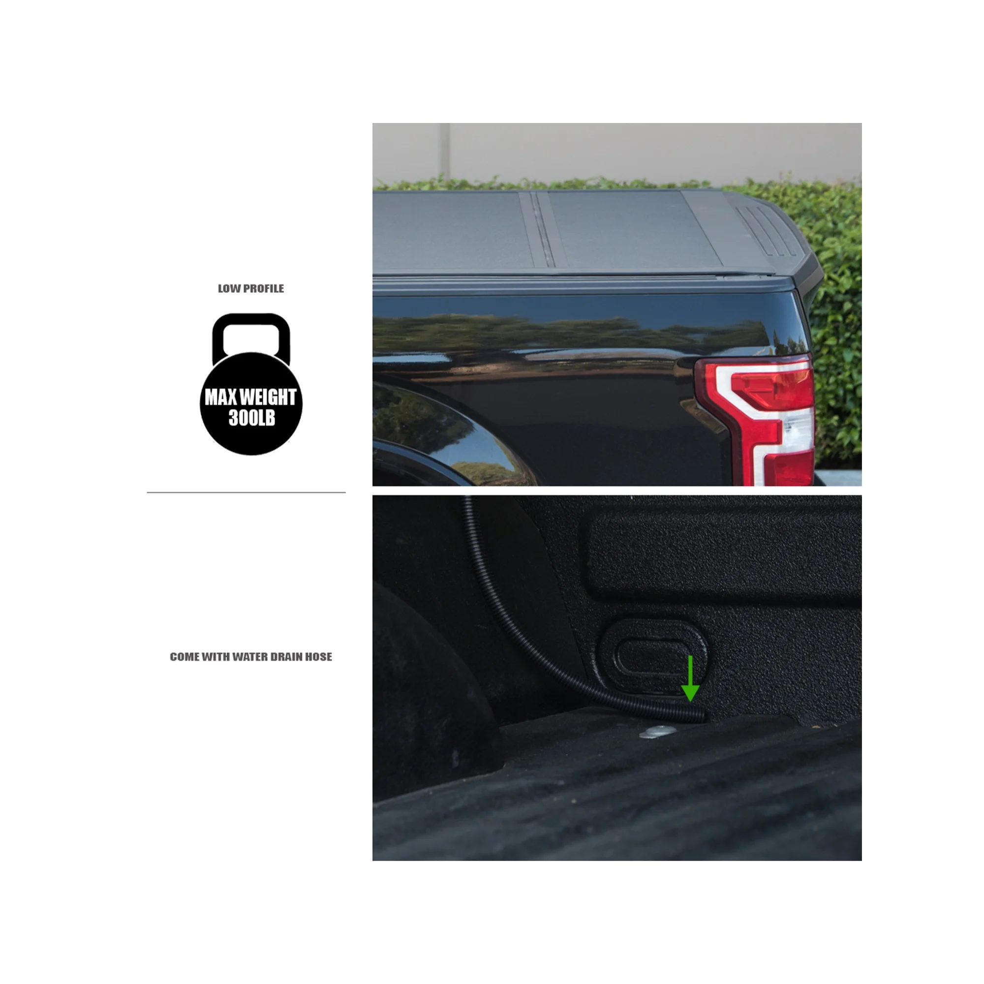 Armordillo 2016-2021 Chevy Colorado / GMC Canyon CoveRex TFX Series Folding Truck Bed Tonneau Cover (5 Ft Bed)