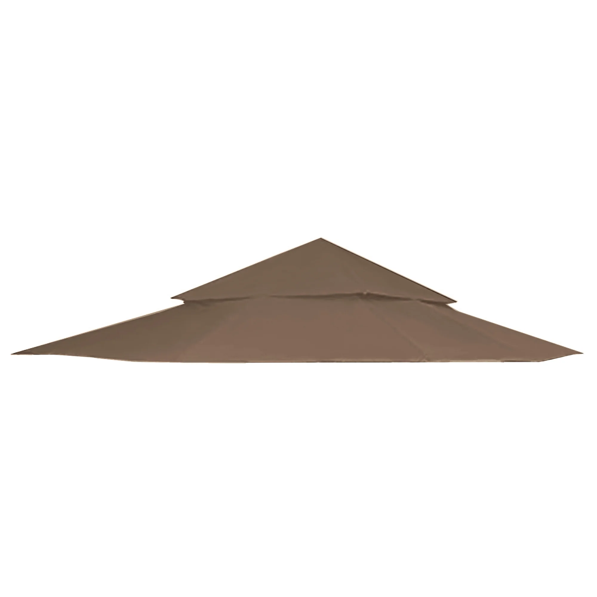 Garden Winds Replacement Canopy Top Cover for the 12' x 12' Harbor Gazebo - Nutmeg