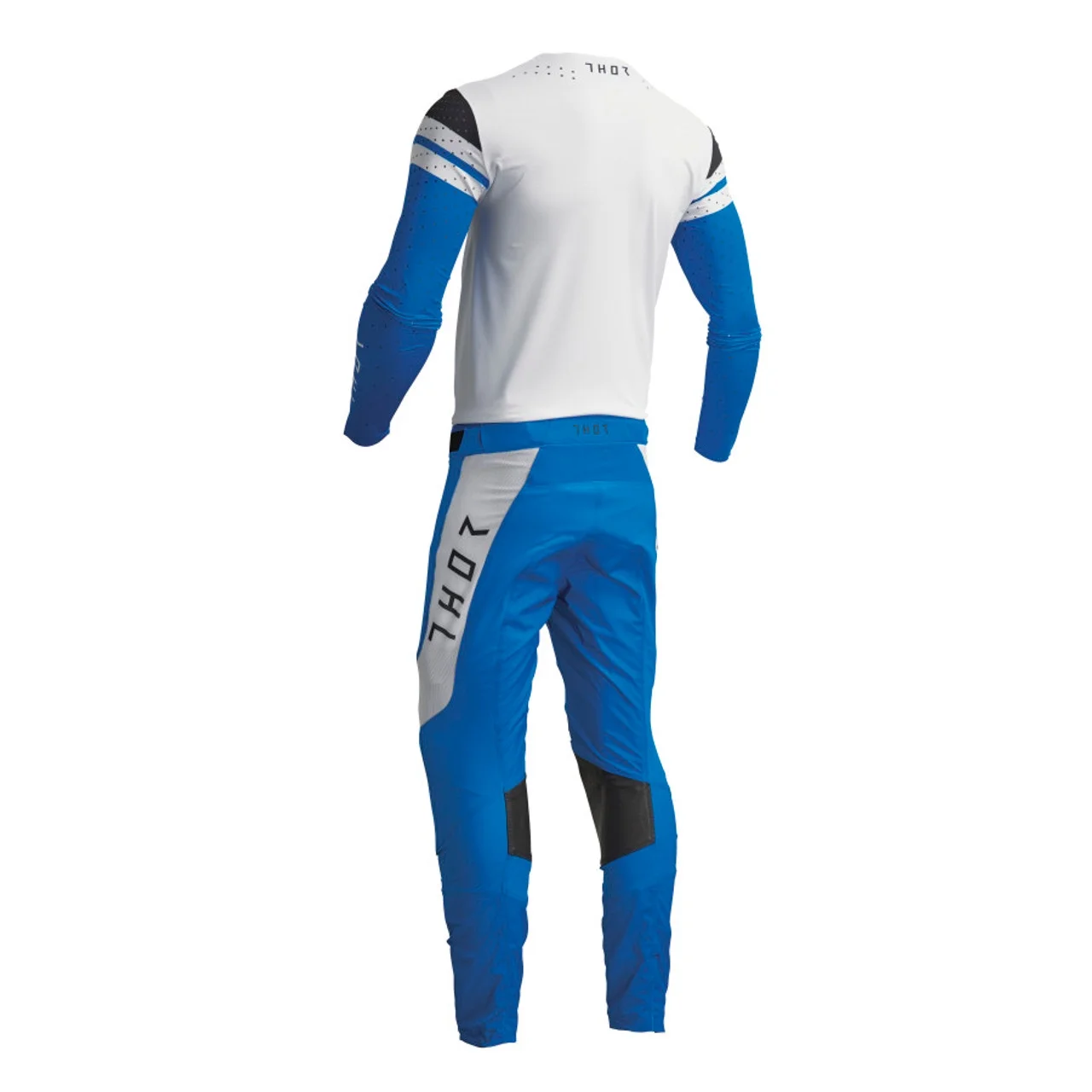Thor 2023 Prime Rival Offroad Motocross Jersey Pant Combo Blue/White (Medium / 28)
