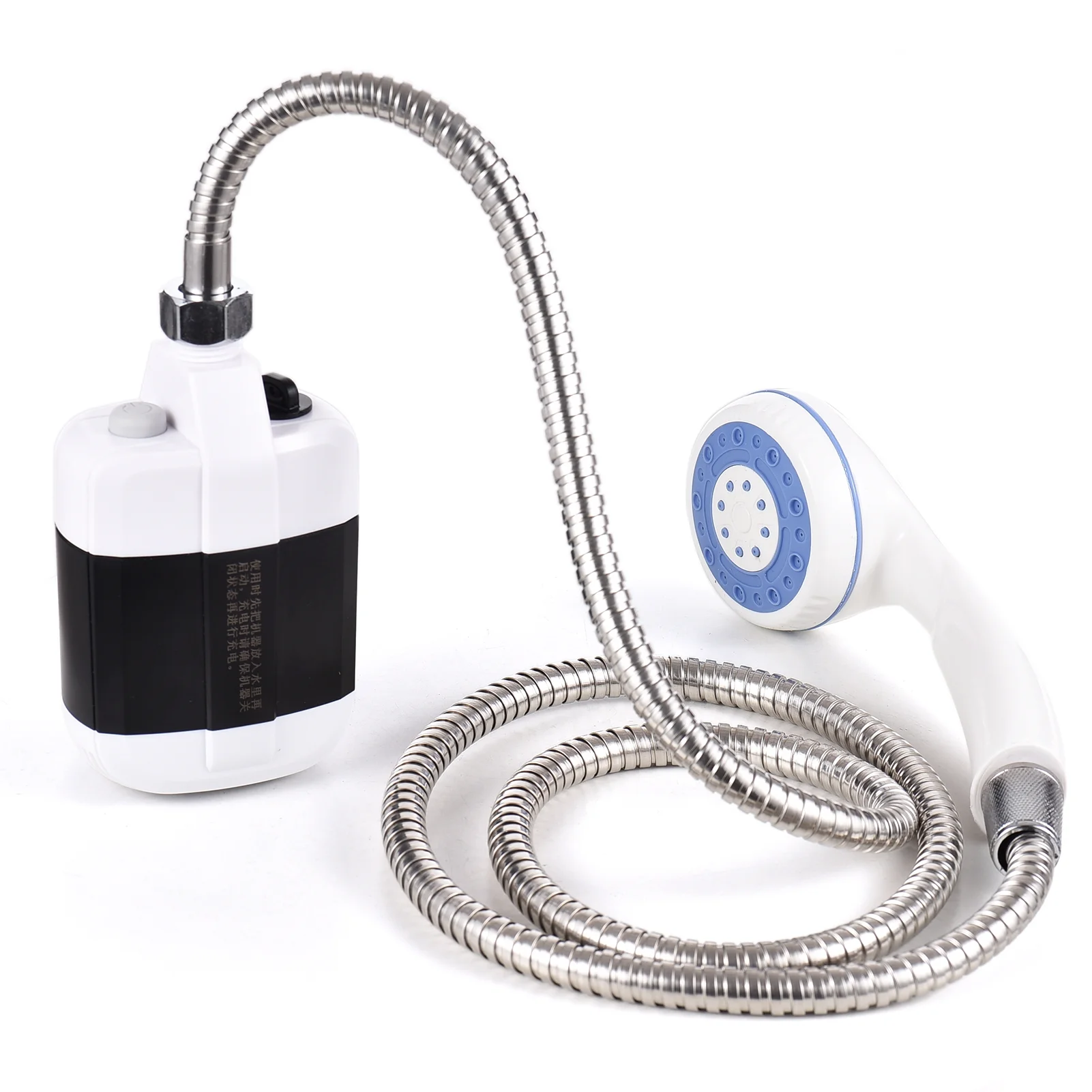 Portable Camping Shower USB Rechargeable Electric Shower Pump for Camping Car Washing Gardening Pet Cleaning