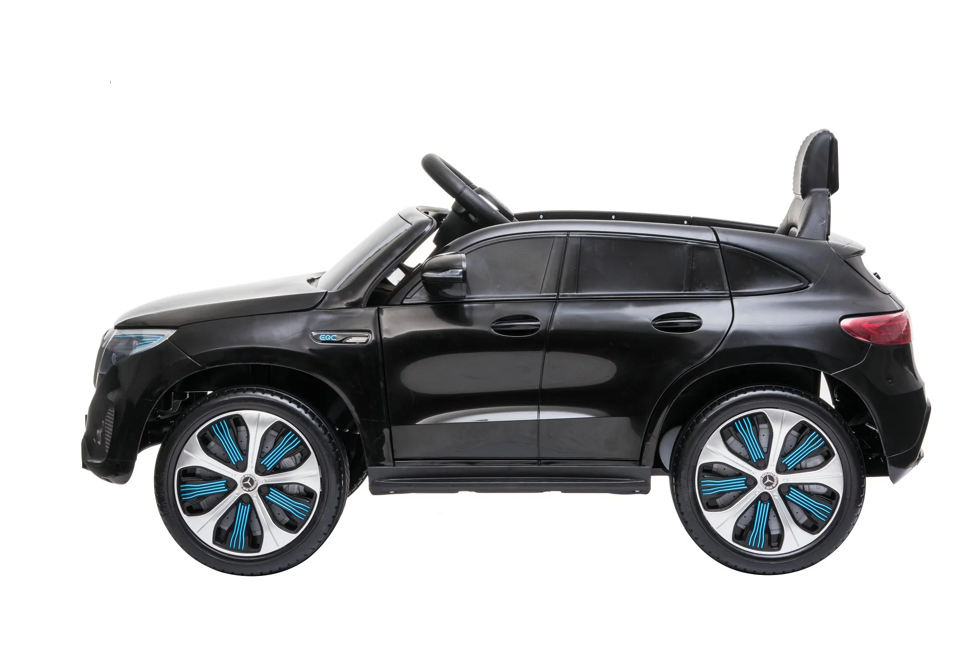 Mercedes Benz EQC400 All Wheel Drive Ride On SUV for Kids, 12V Battery Powered w/Parent Remote Control, Horn, Music & Headlights Taillights.