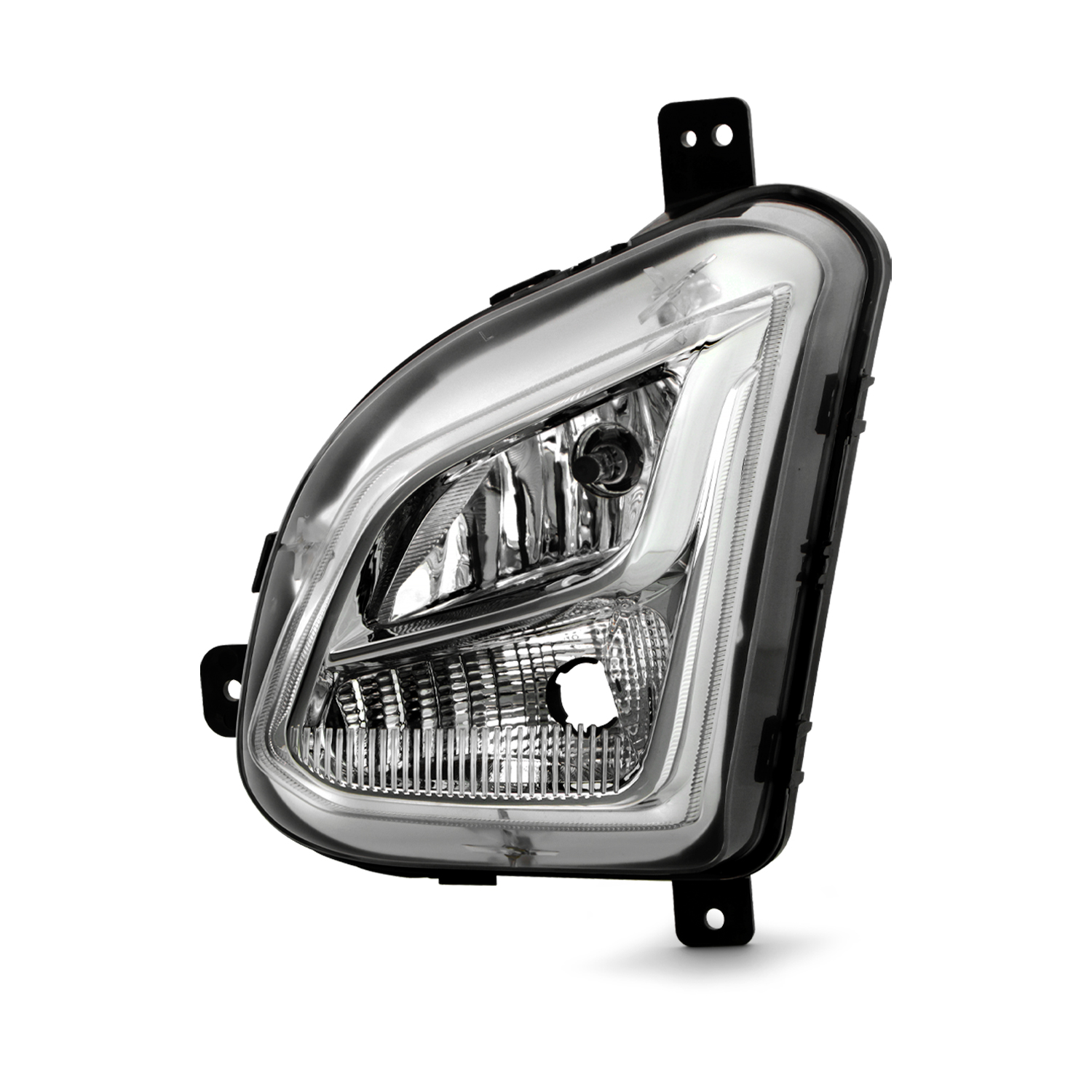 AKKON - Fits 2018-2021 Chevy Equinox SUV Halogen Bumper Clear Fog Light Driver Left Side w/ Bulb Screw Replacement