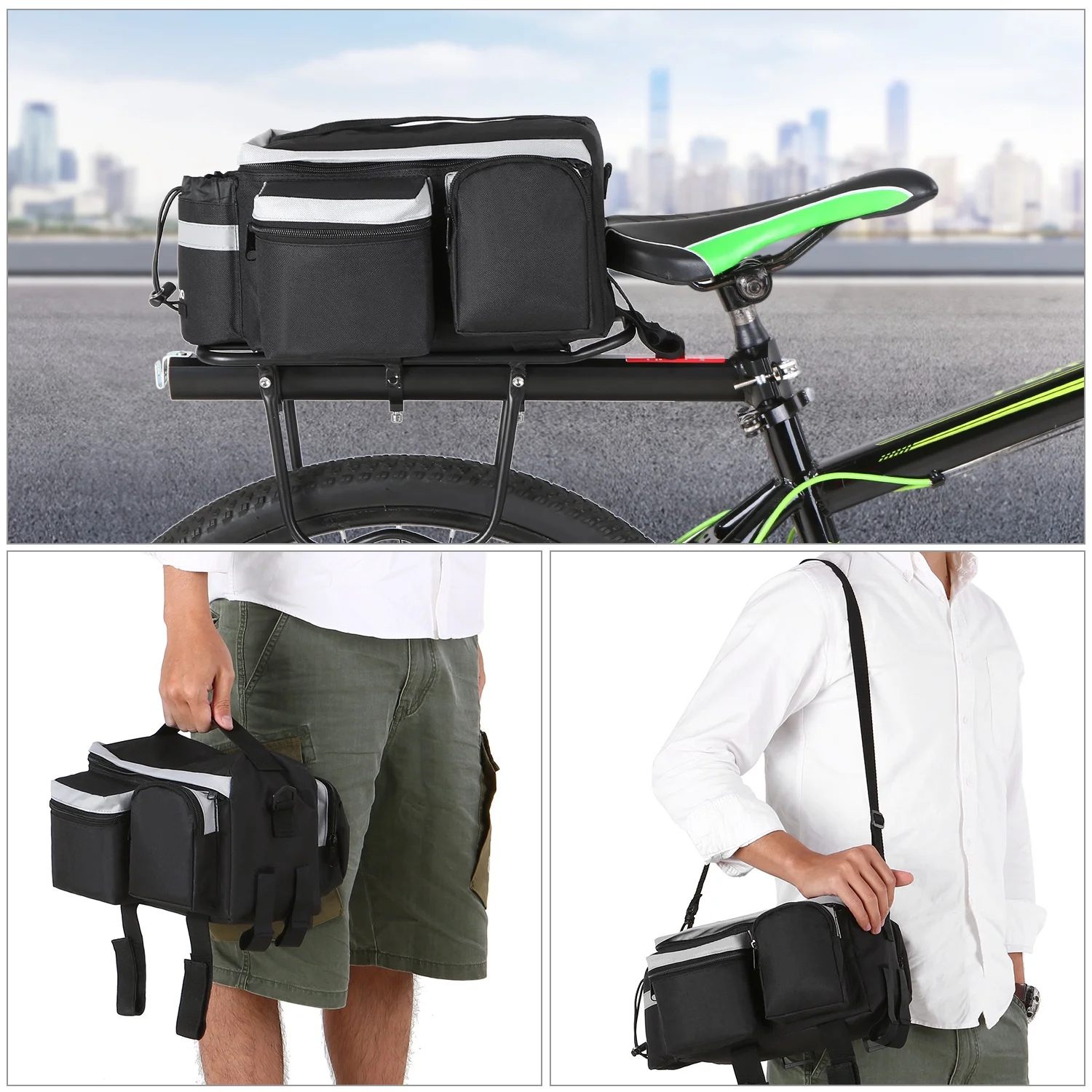 YANHO Bike Pannier,Rear Seat Bike Bike Rear Rear Rear Seat Bike Rear Carrier Seat Bike Rear