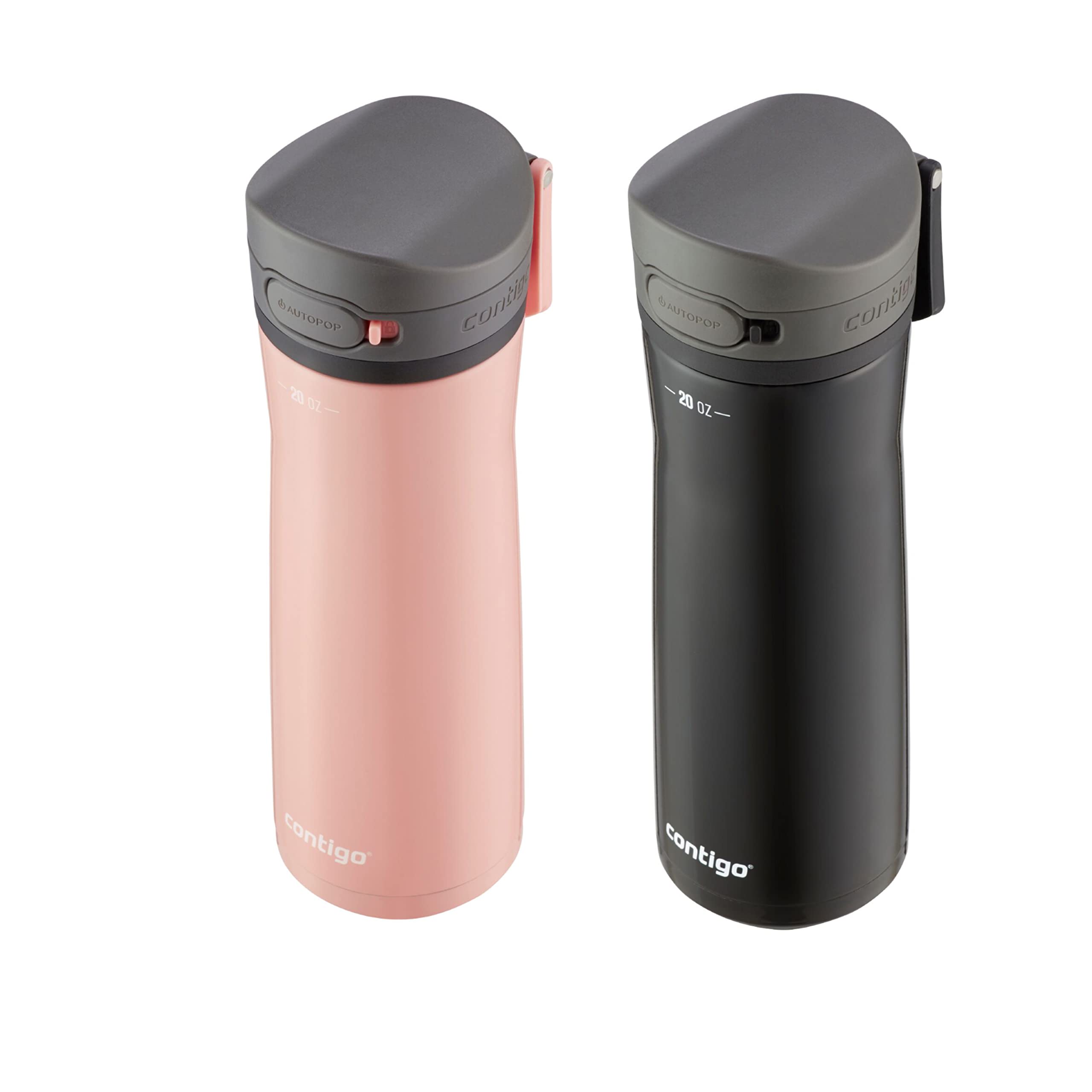 Contigo 20 oz. Jackson Chill 2.0 Water Bottle 2-Pack - Pink Lemonade/Licorice