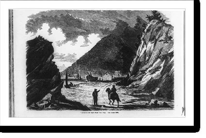 Historic Framed Print, [Gen. Wm. Walker's Exp. in Nicaragua]: Harbor of San Juan Del Sur, 17-7/8