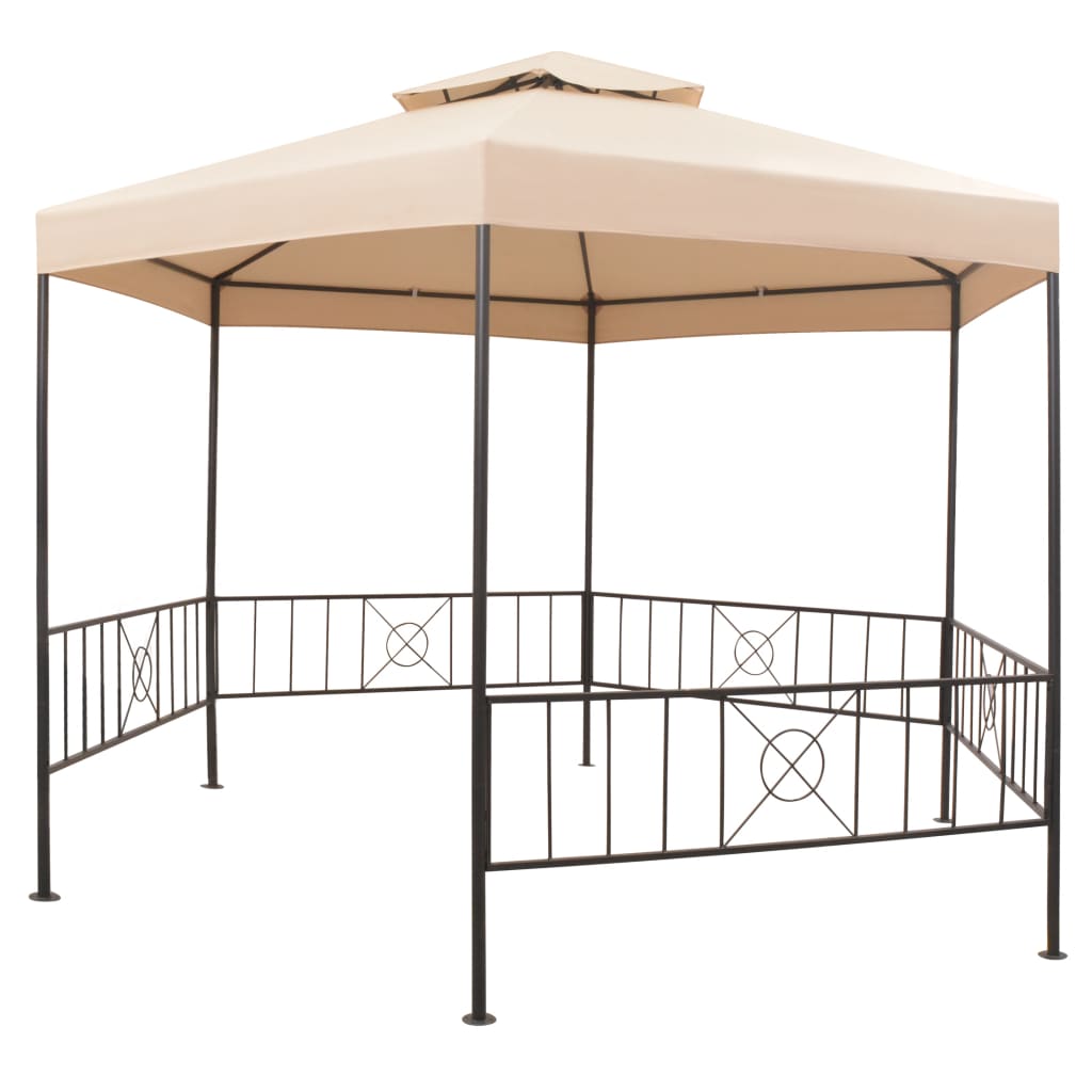 Buyweek Garden Marquee Gazebo Pavilion Tent Beige 127.2