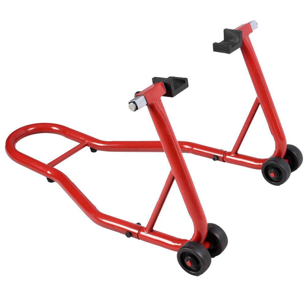 Universal High-Grade Steel Rear Stand TD-003-05(B5) Sport Bike Rear Wheel Lift Swingarm Paddock Stands Red