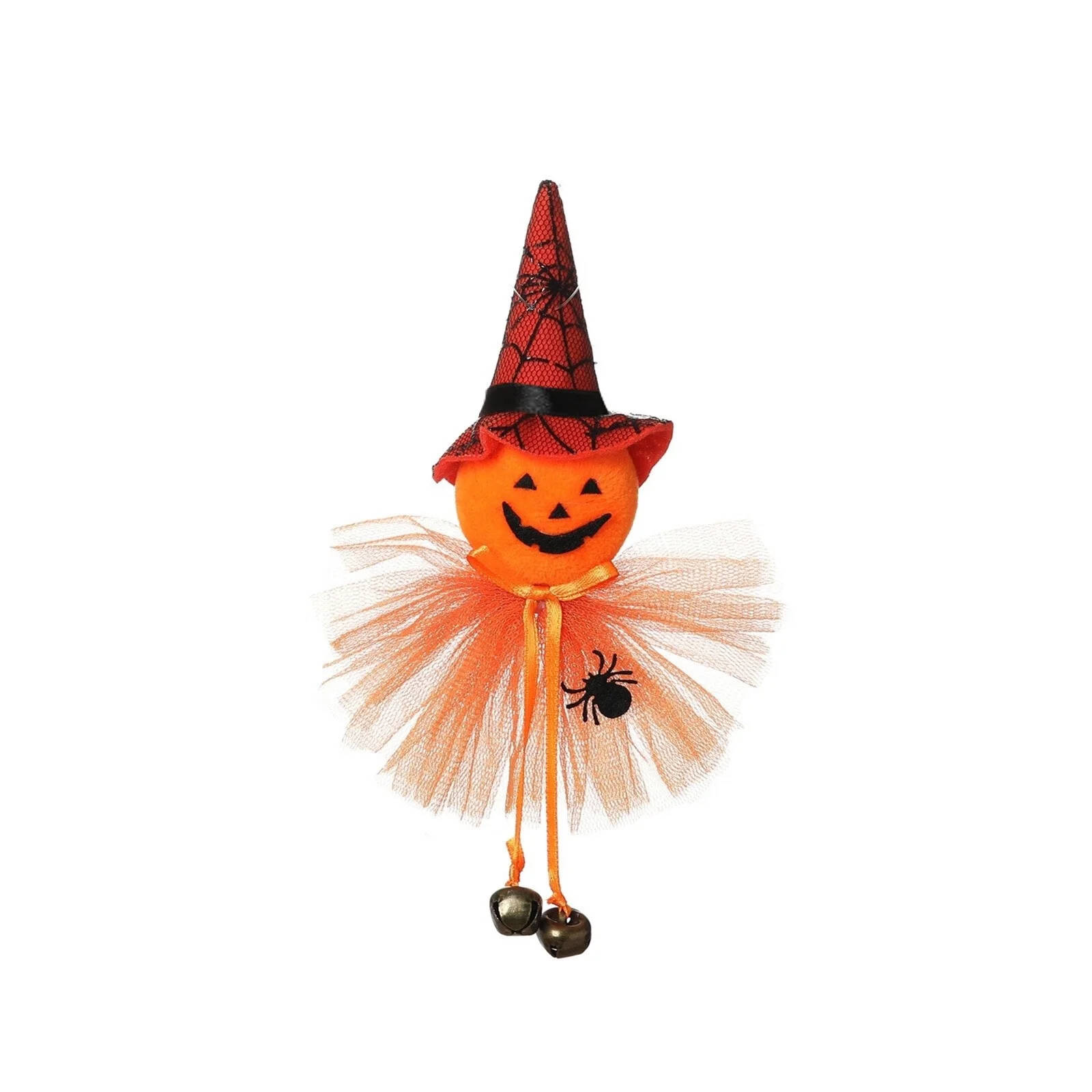 Toys Doll Charm Pumpkin Witch Doll Eif Doll Scary Halloween Cat Novelty Funny Toy Cloth A