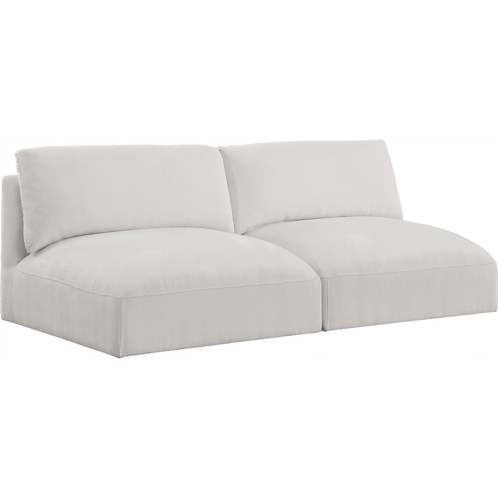Meridian Furniture Ease Cream Fabric Modular Sofa