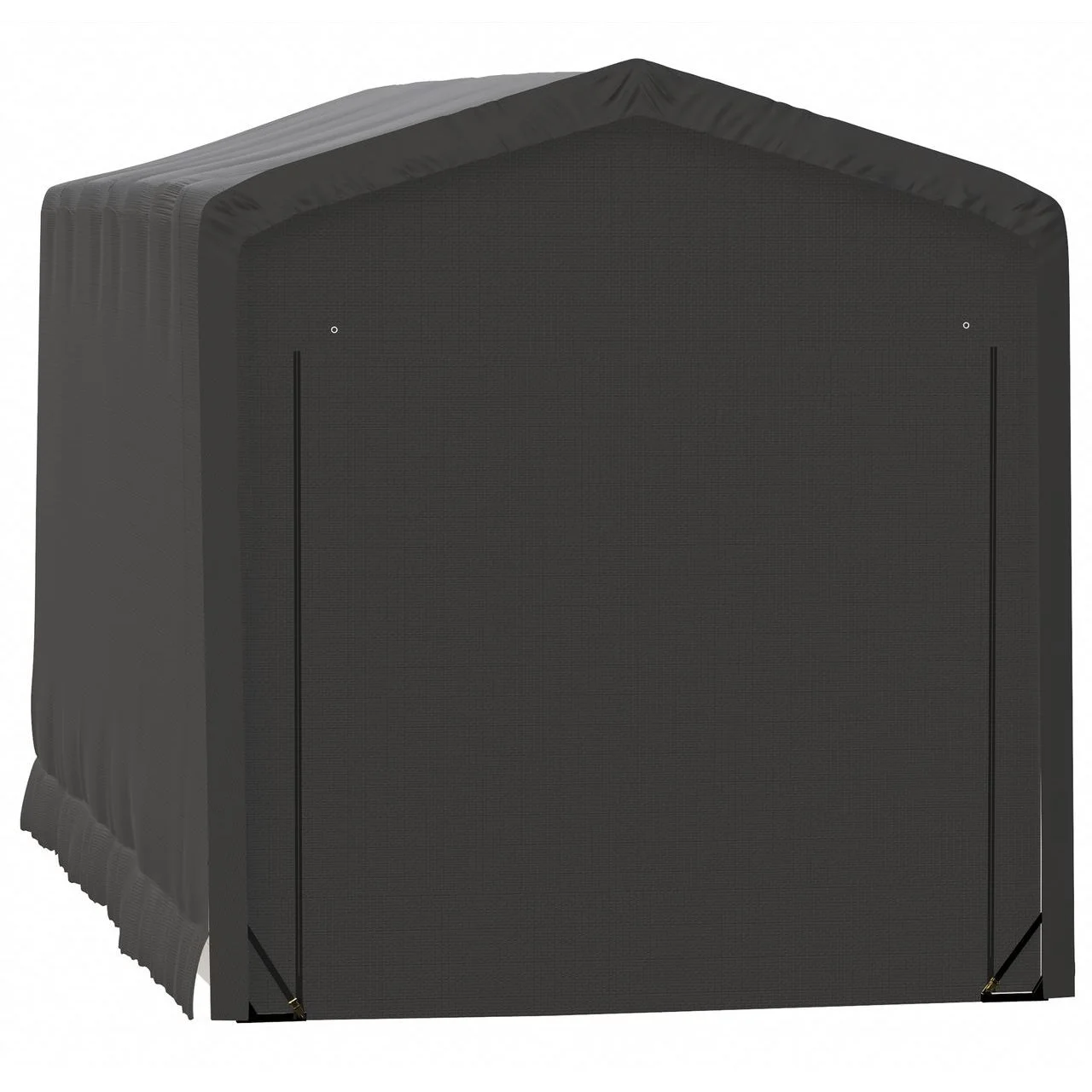 ShelterTube Wind and Snow-Load Rated Garage, 14x27x16 Gray