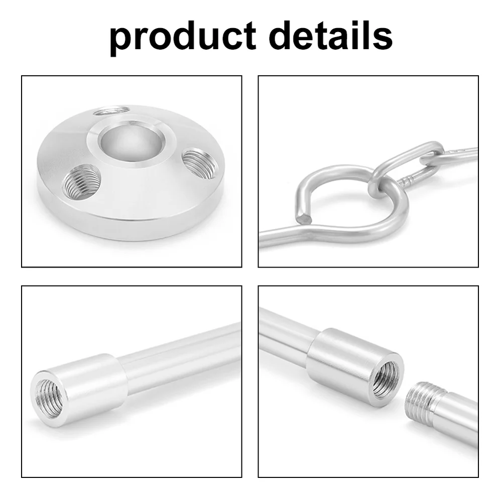 Aibecy Portable Aluminum Alloy Tripod Bonfire Rack for Camping Picnic BBQ - Detachable and Foldable