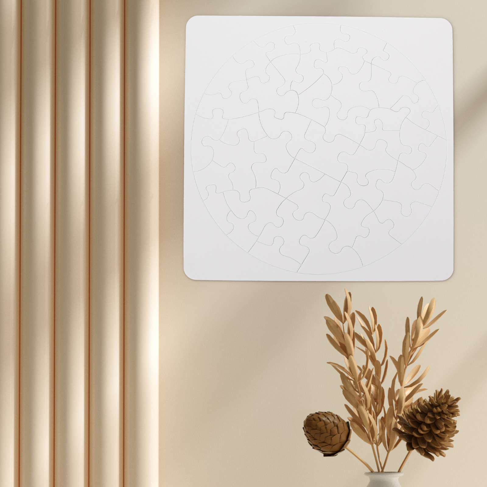 5 Sets DIY Blank Puzzle Sublimation Craft De Para Familia Puzzles Toy Supply For