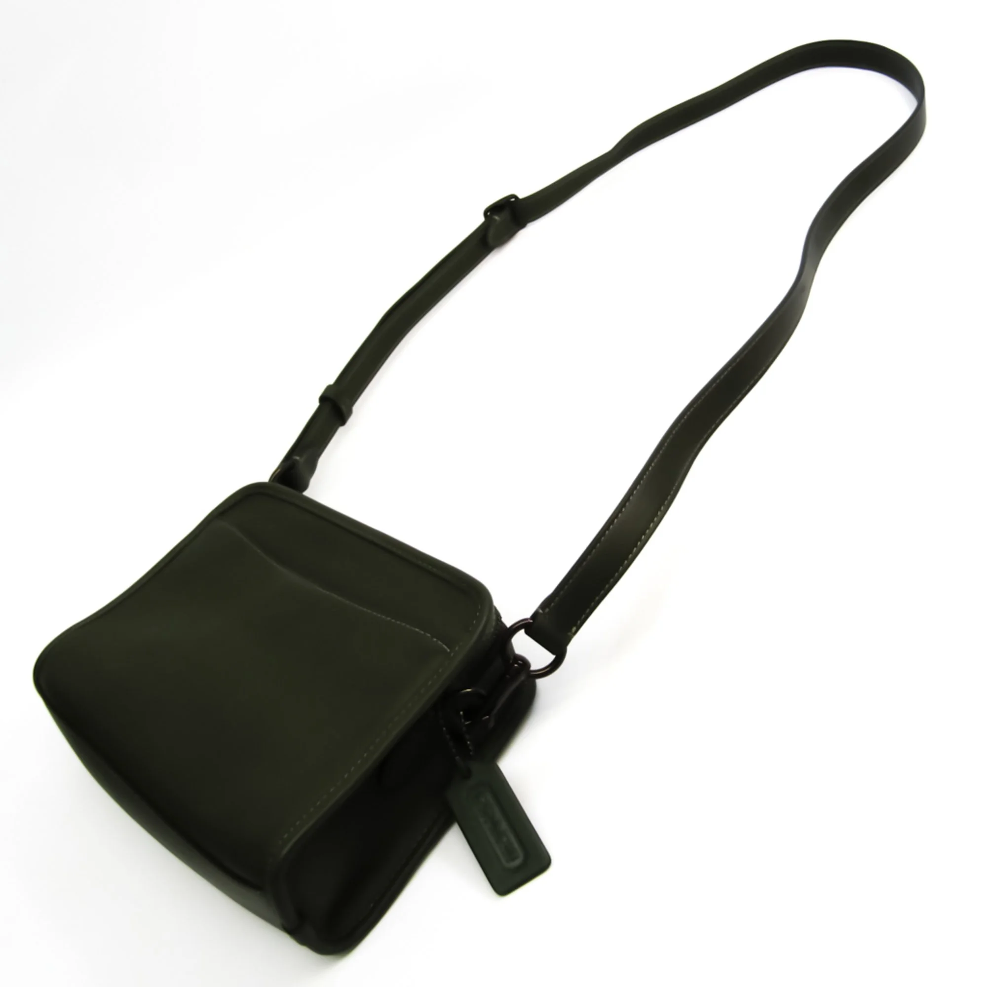 Pre-Owned Coach 4944 Women's Leather Shoulder Bag Khaki (Good)