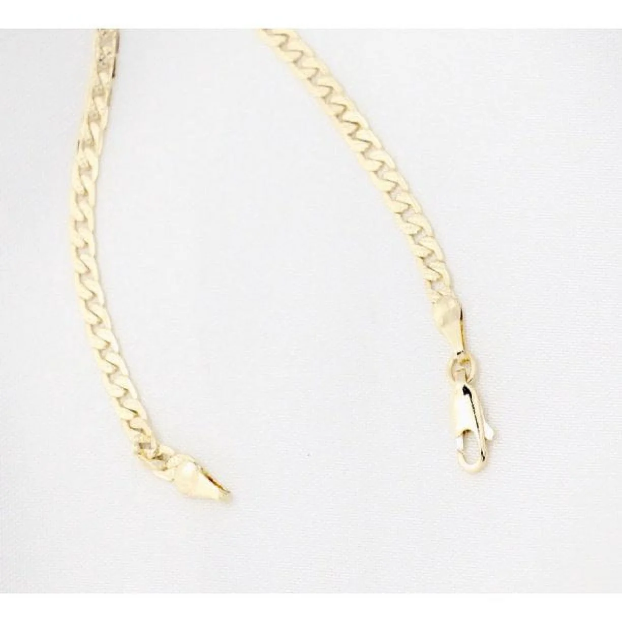 14K Bonded Gold Cuban Chain with Diamond Charm, Best Unisex Christmas Gift for Women, Men, Girlfriend, Boyfriend, Her, Bestfriend, 14K Bonded Gold Necklace with Gift Box/Bag by Aria Jeweler