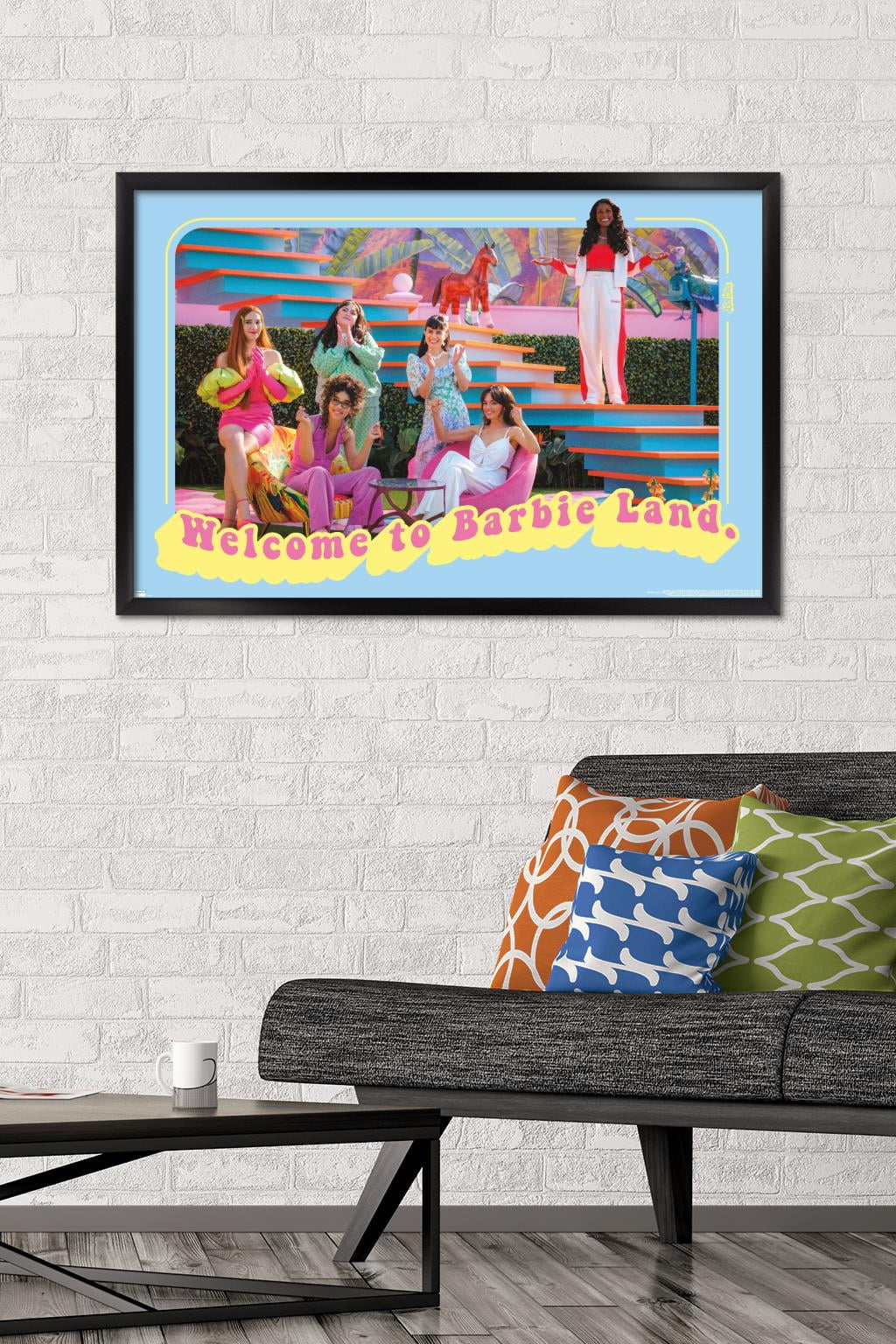 Mattel Barbie: The Movie - Welcome To Barbie Land Wall Poster, 22.375