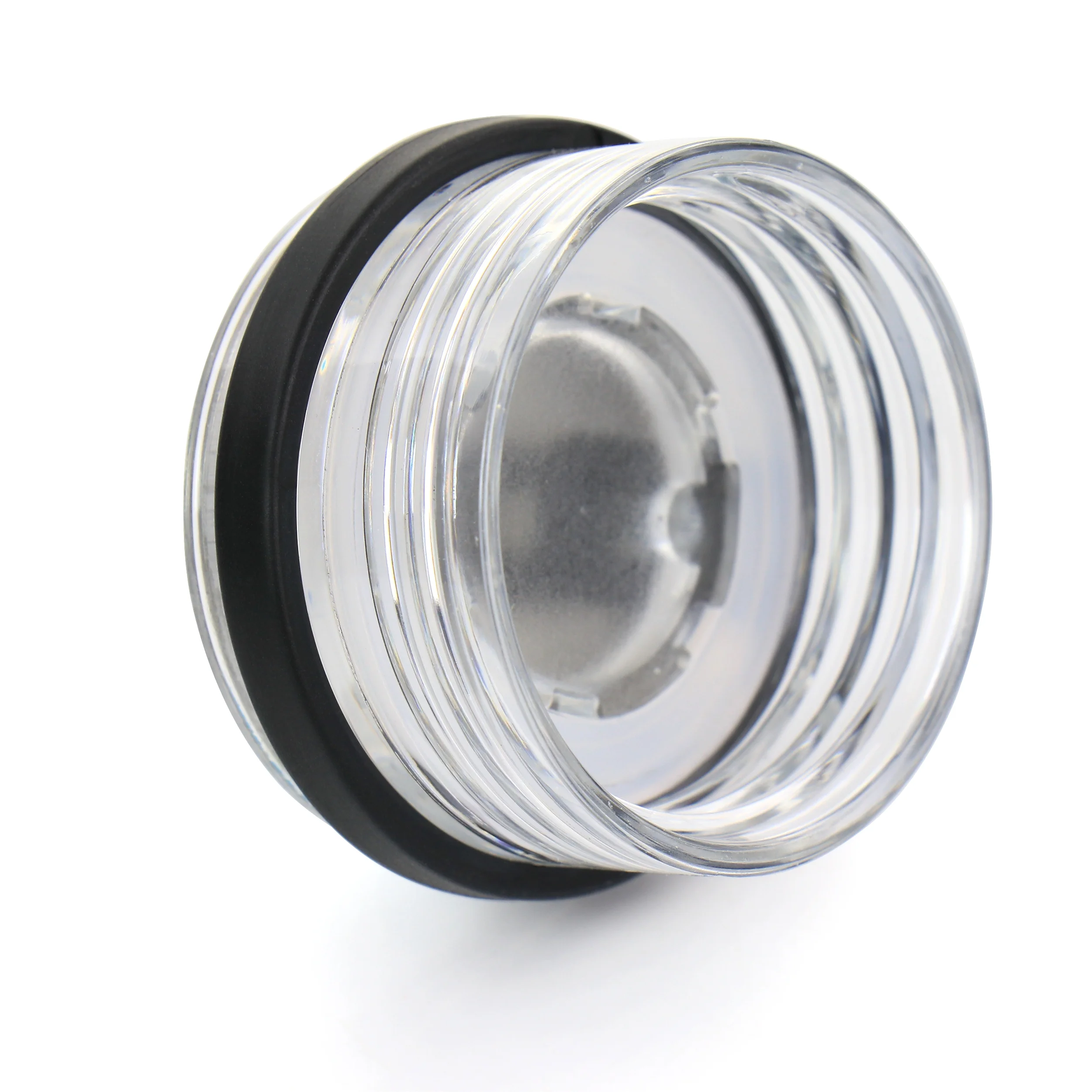 WAO 20 oz Black Insulated Stainless Steel Water Bottle With Lid